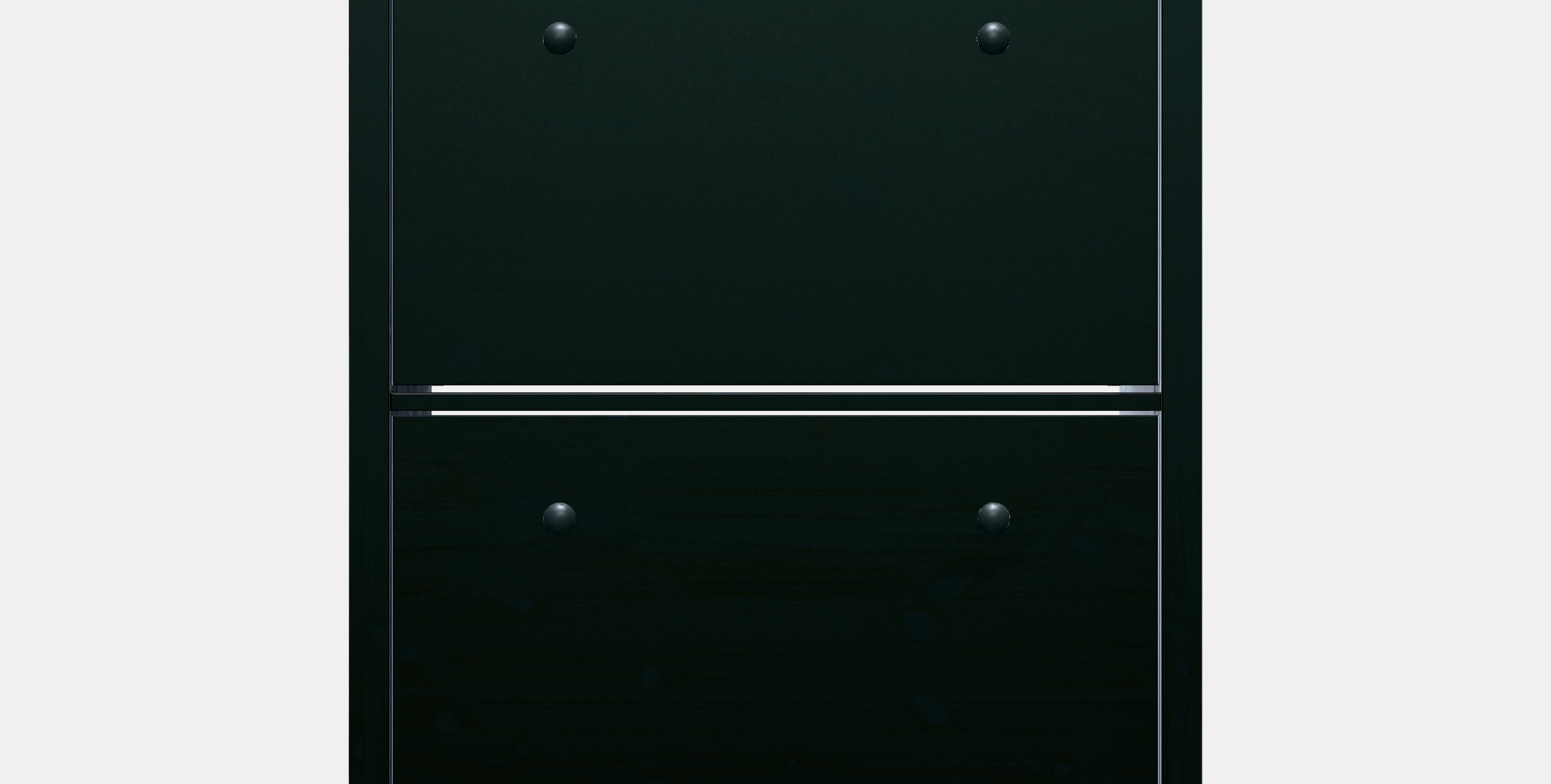 HEMNES Shoe cabinet with 2 compartments 3D model_12