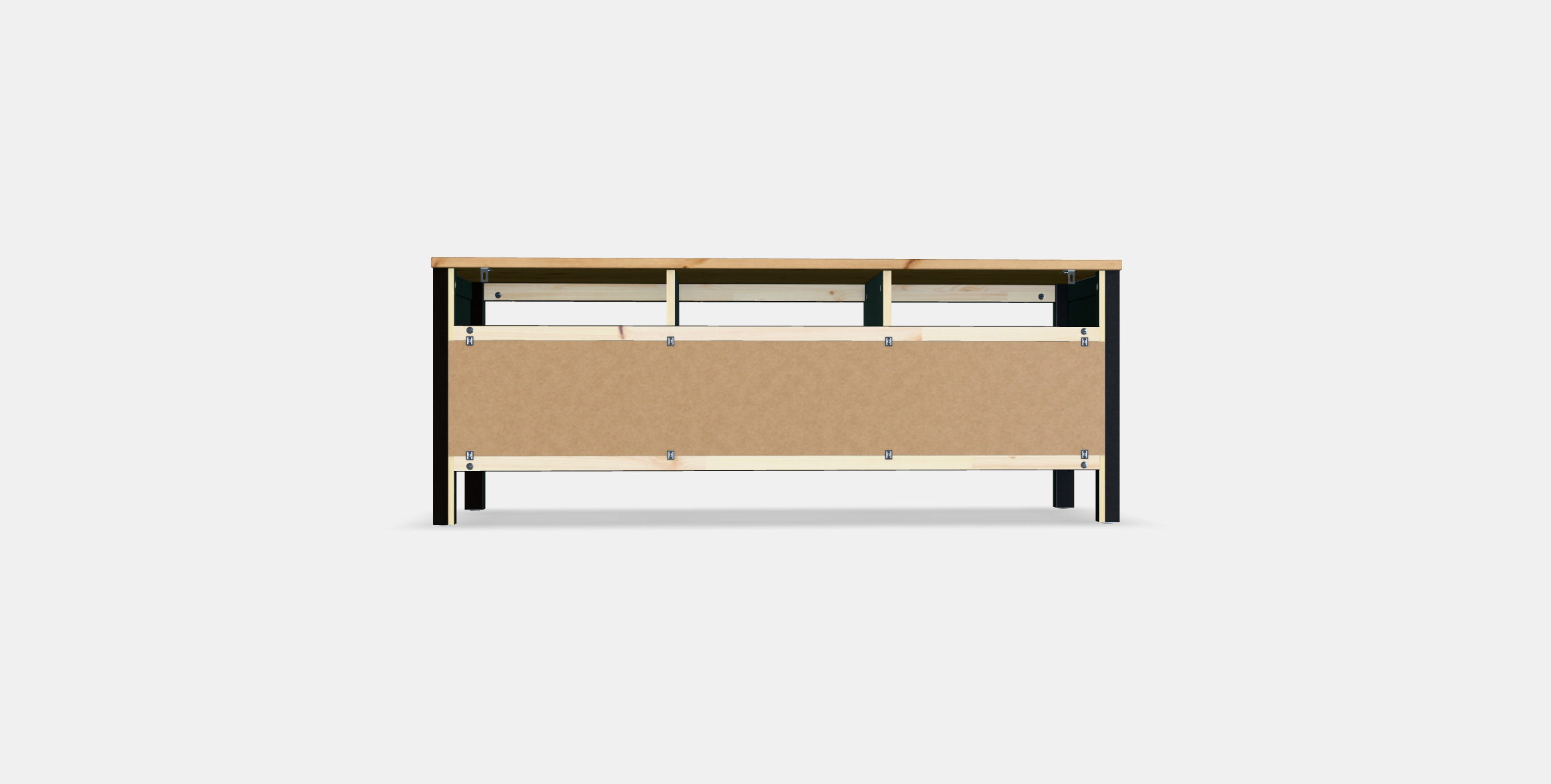 HEMNES TV bench 3D model_14