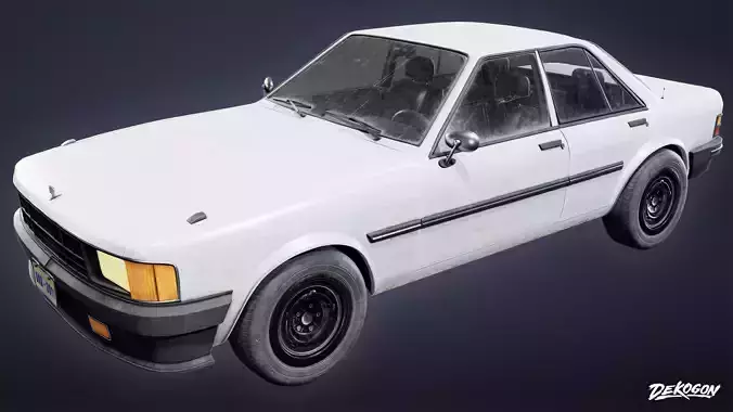 VEHICLES - Car 54 - LOW POLY Low-poly 3D model