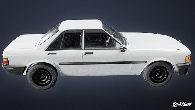 VEHICLES - Car 54 - LOW POLY Low-poly 3D model 4