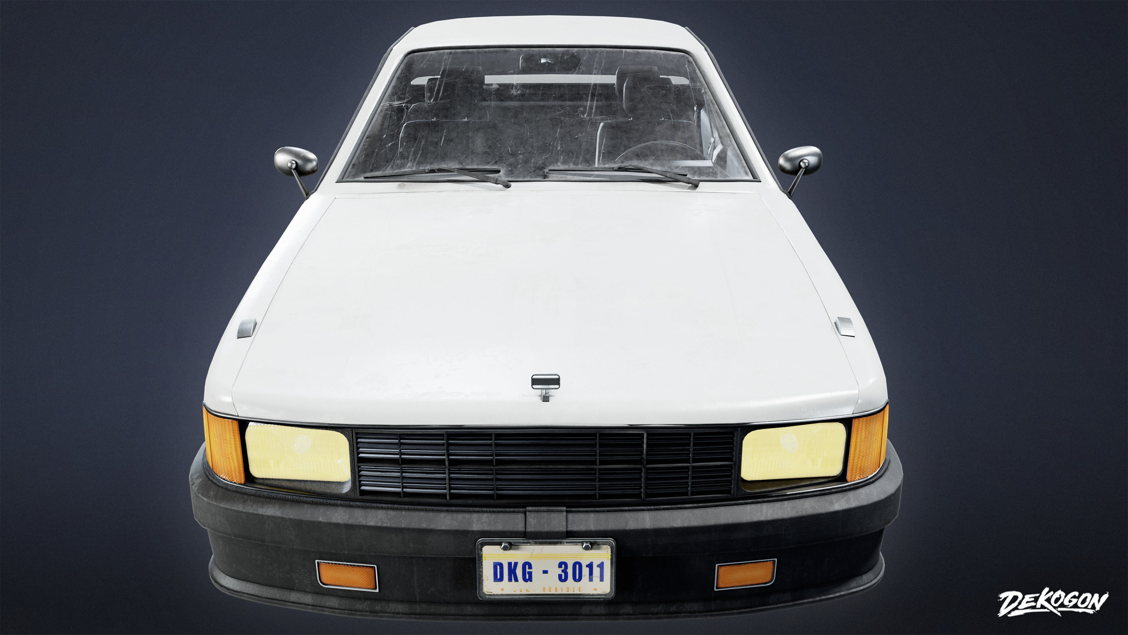 VEHICLES - Car 54 - LOW POLY Low-poly 3D model_2