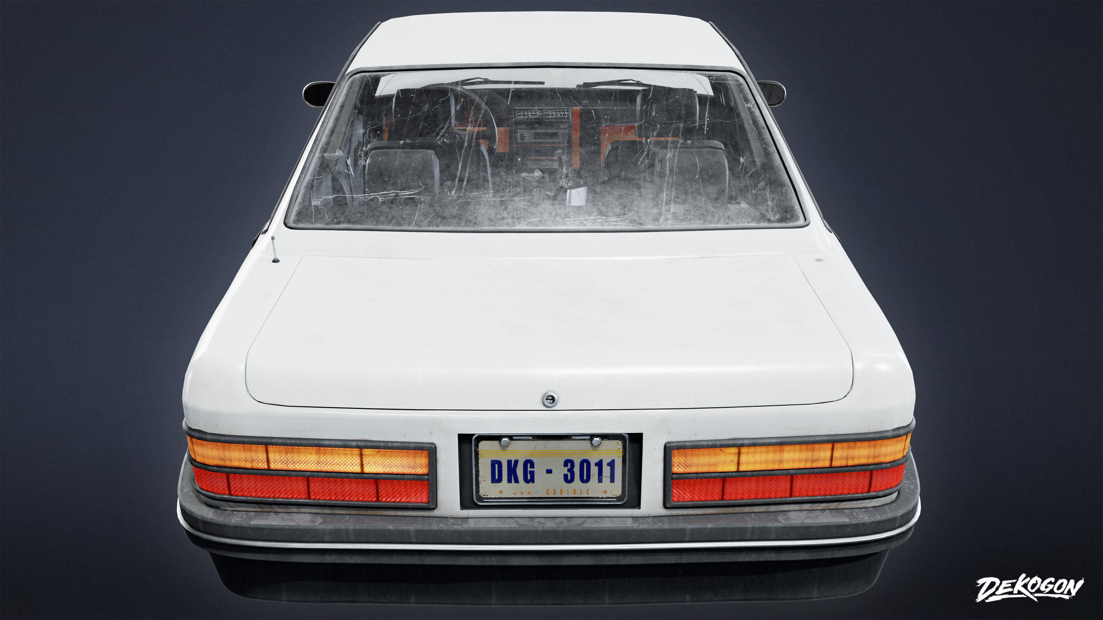 VEHICLES - Car 54 - LOW POLY Low-poly 3D model_4