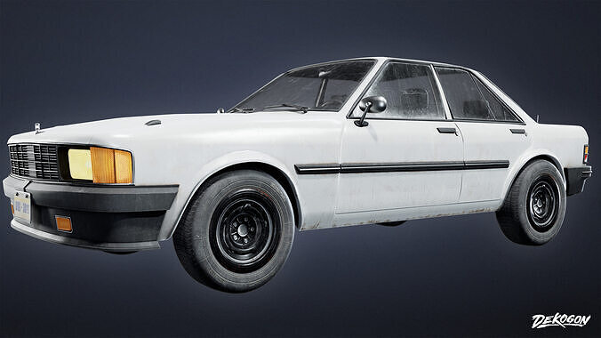 VEHICLES - Car 54 - LOW POLY Low-poly 3D model 2