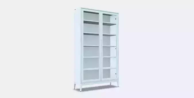 REGISSOR Glass-door cabinet