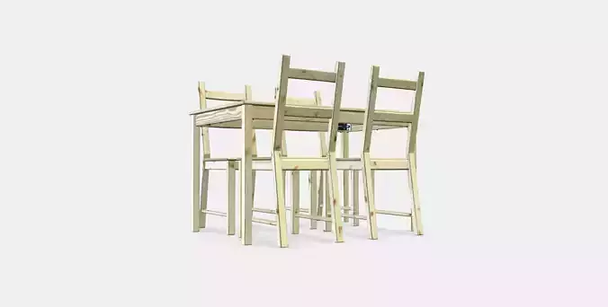INGO - IVAR Table and 4 chairs