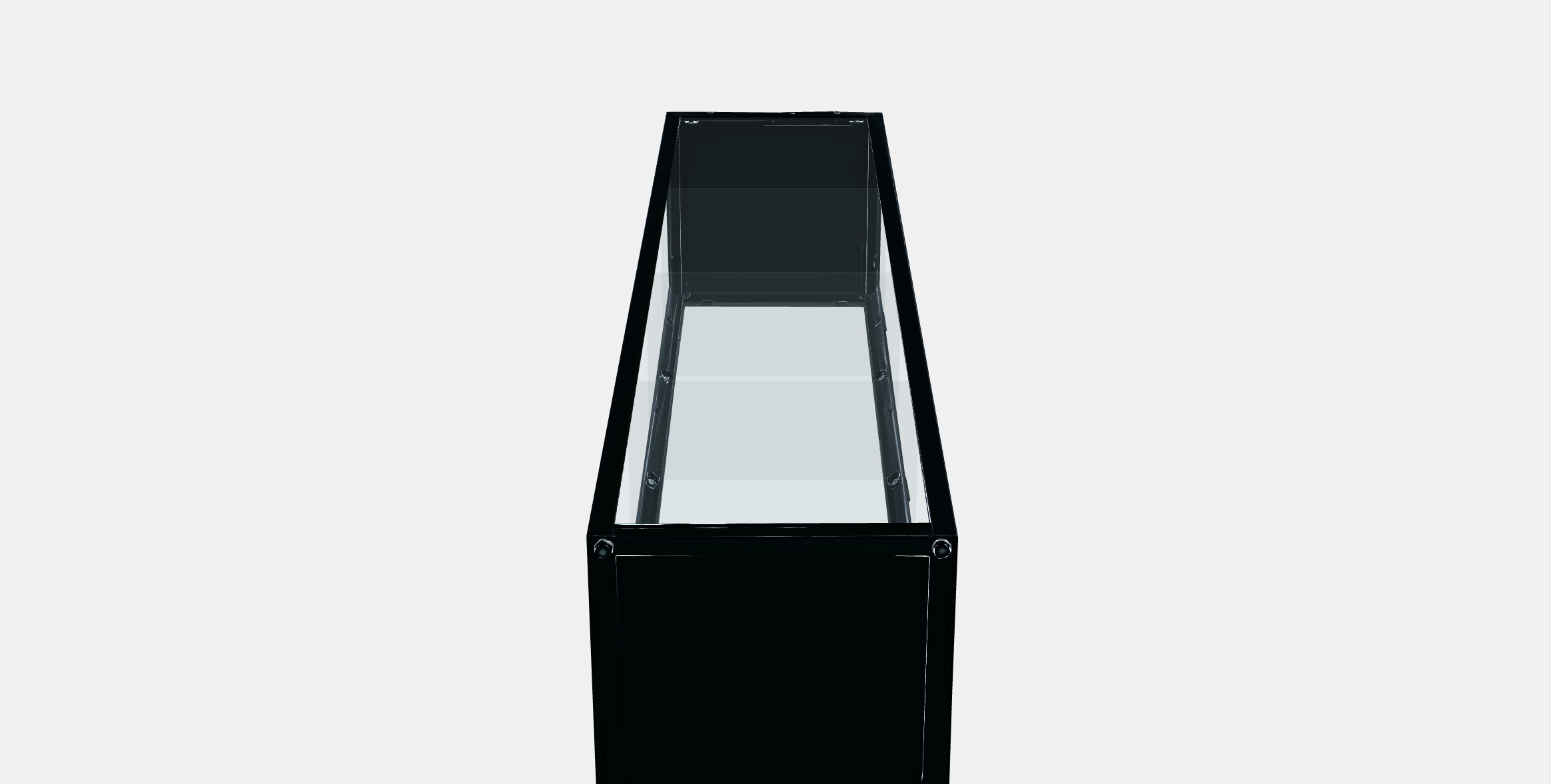 BLALIDEN Glass-door cabinet Low-poly 3D model_7