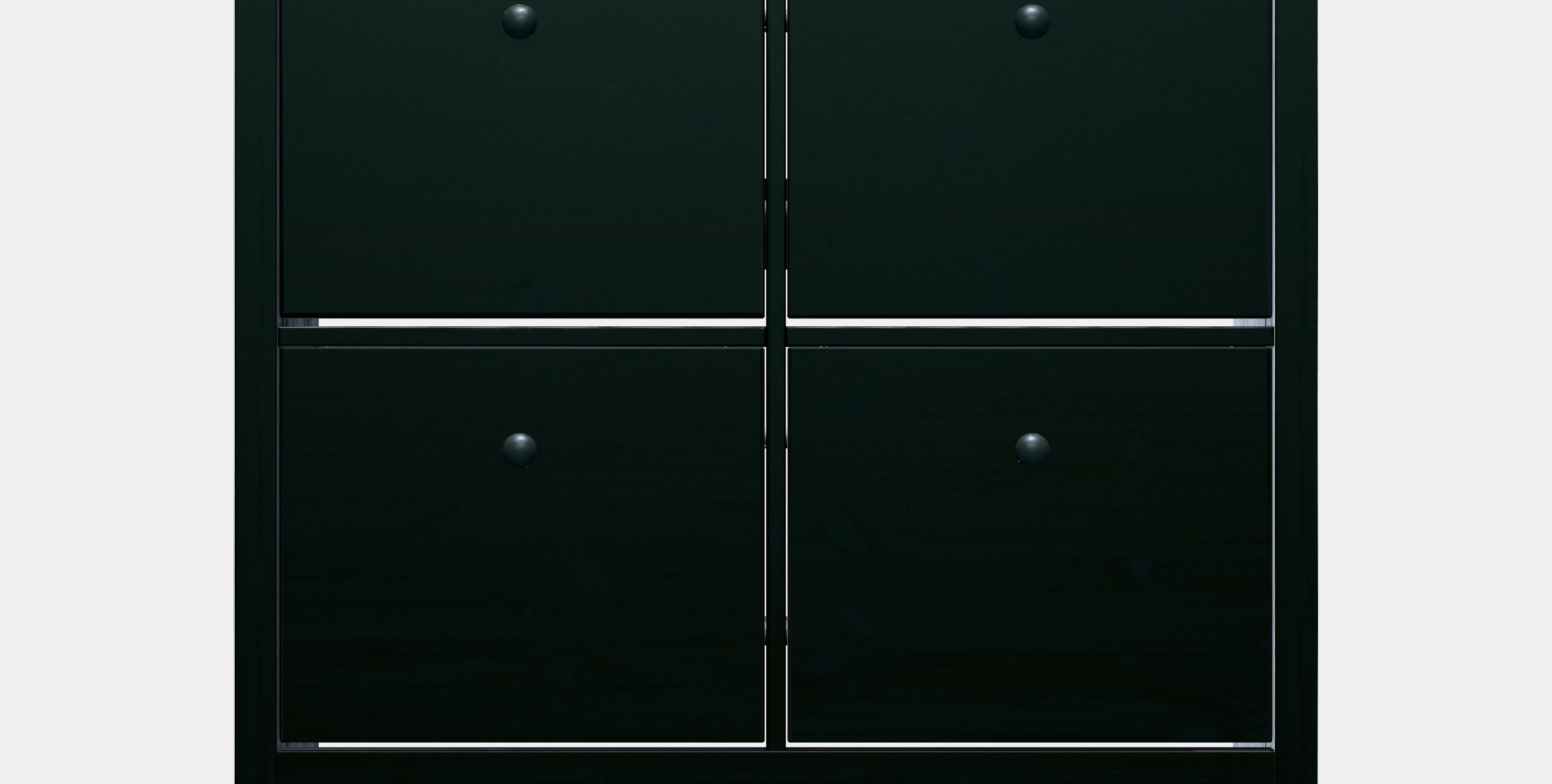 HEMNES shoe cabinet 4 compartments 3D model_11