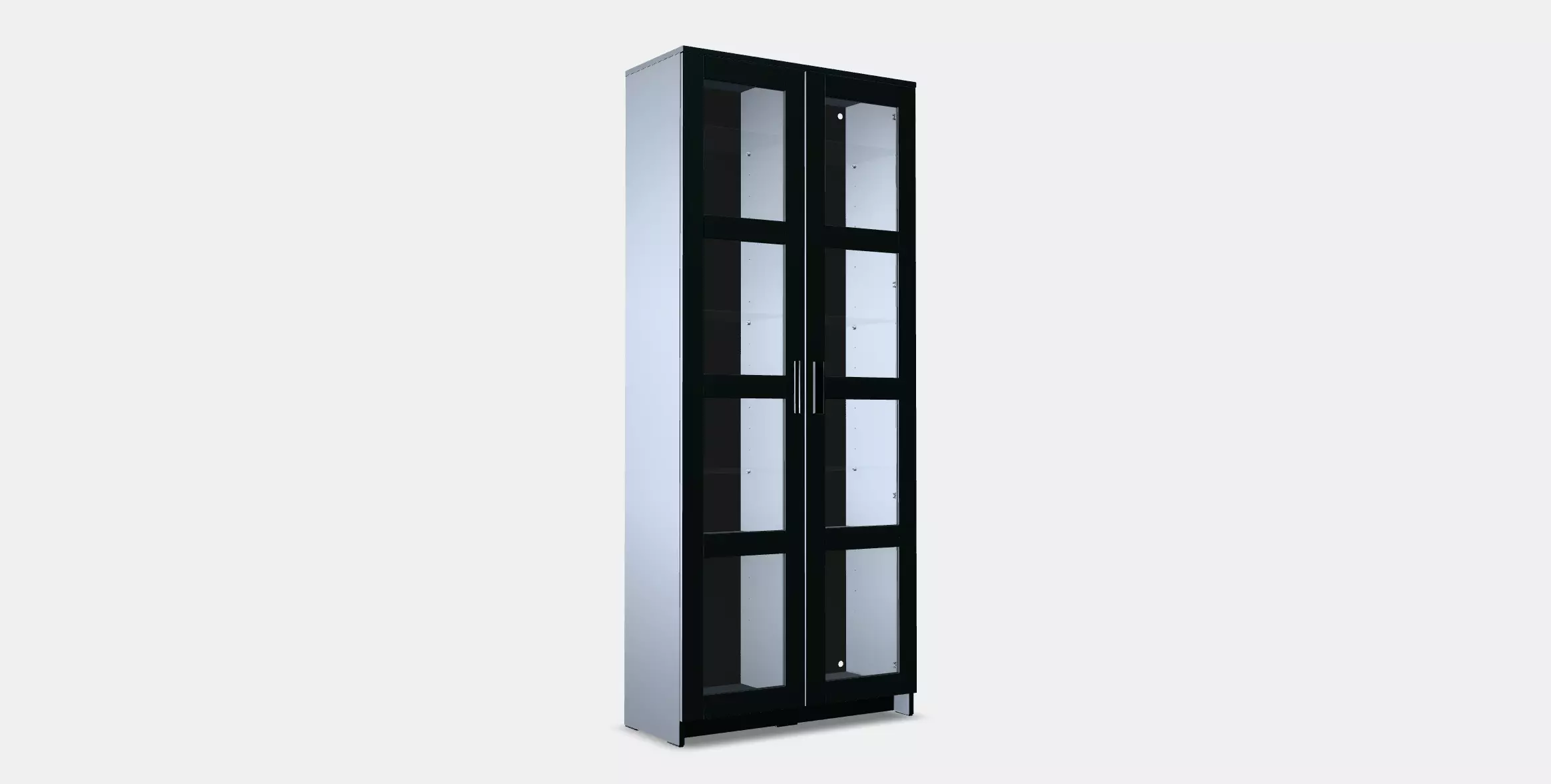 BRIMNES Glass-door cabinet 3D model_0