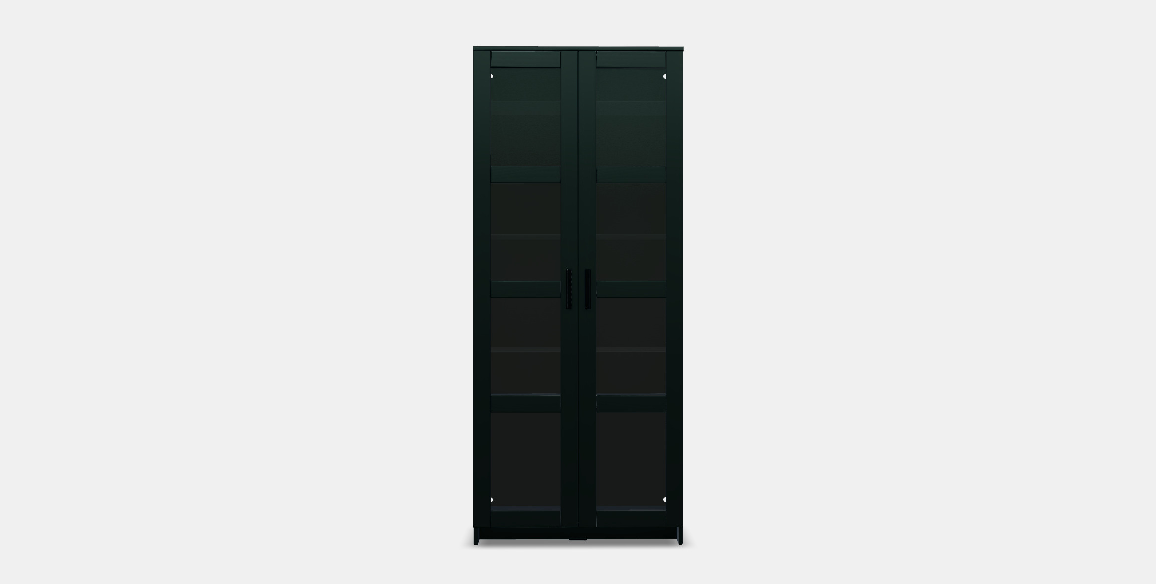 BRIMNES Glass-door cabinet 3D model_10
