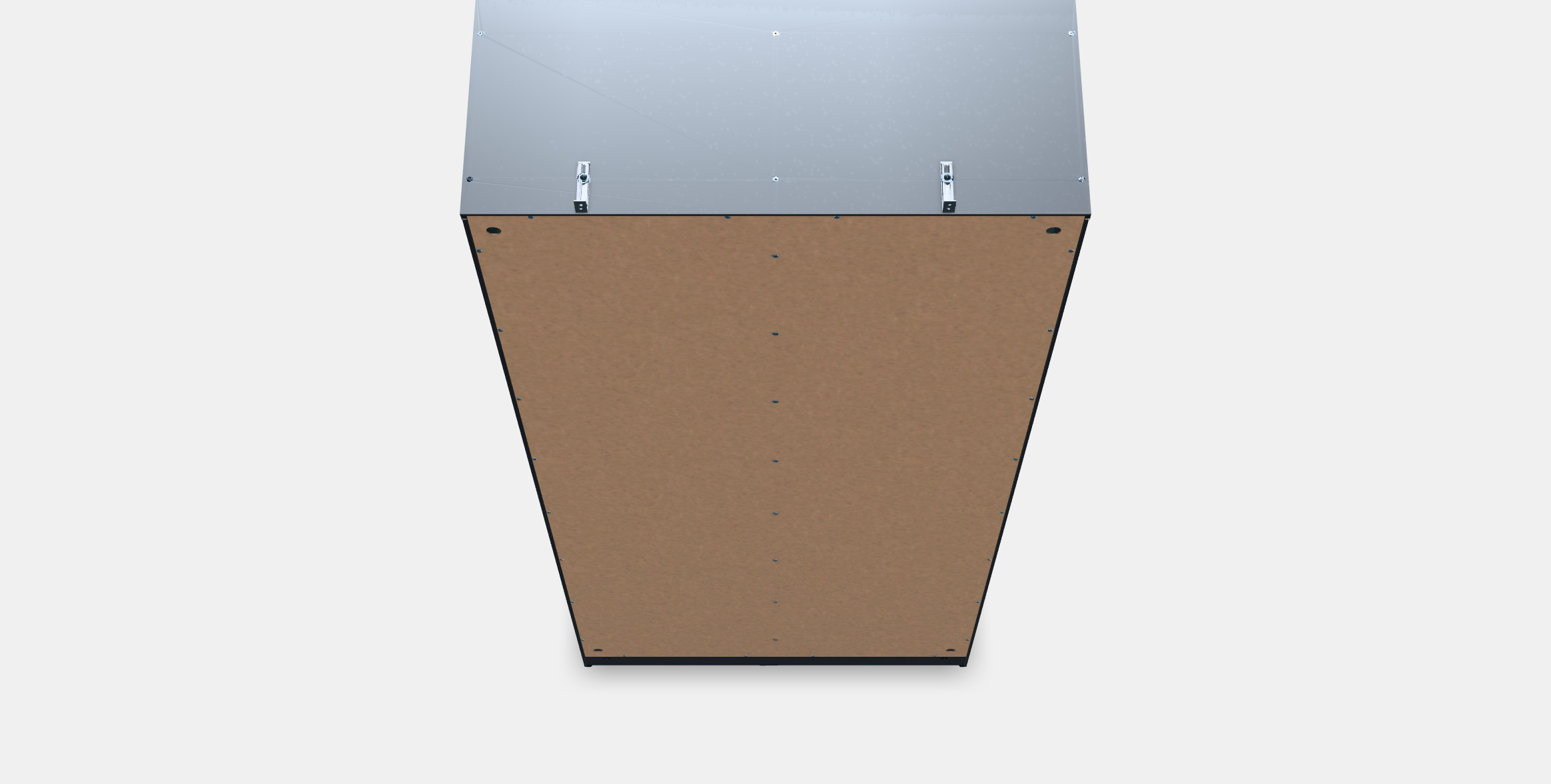 BRIMNES Glass-door cabinet 3D model_3