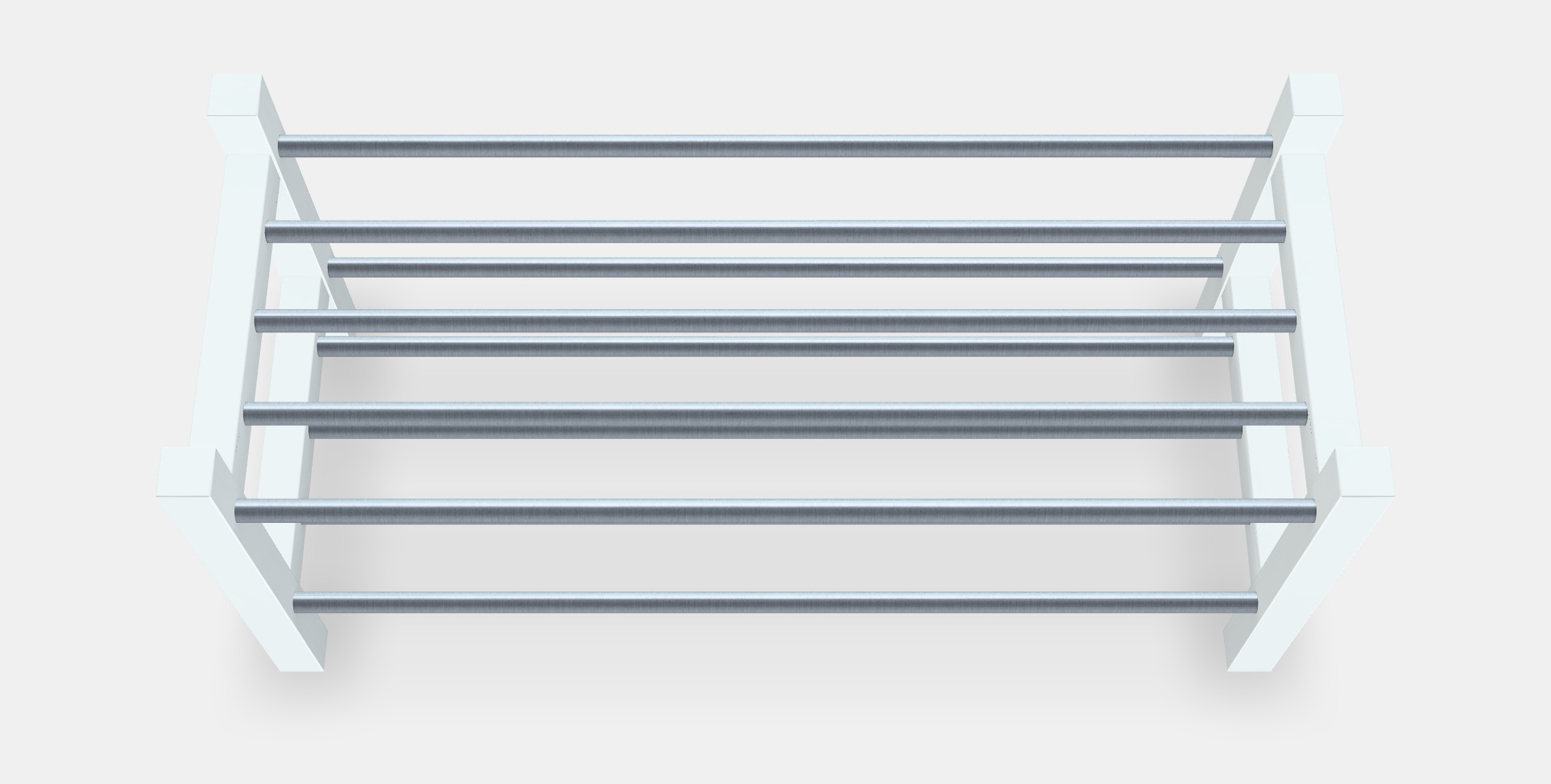 TJUSIG Shoe rack 1 Low-poly 3D model_2