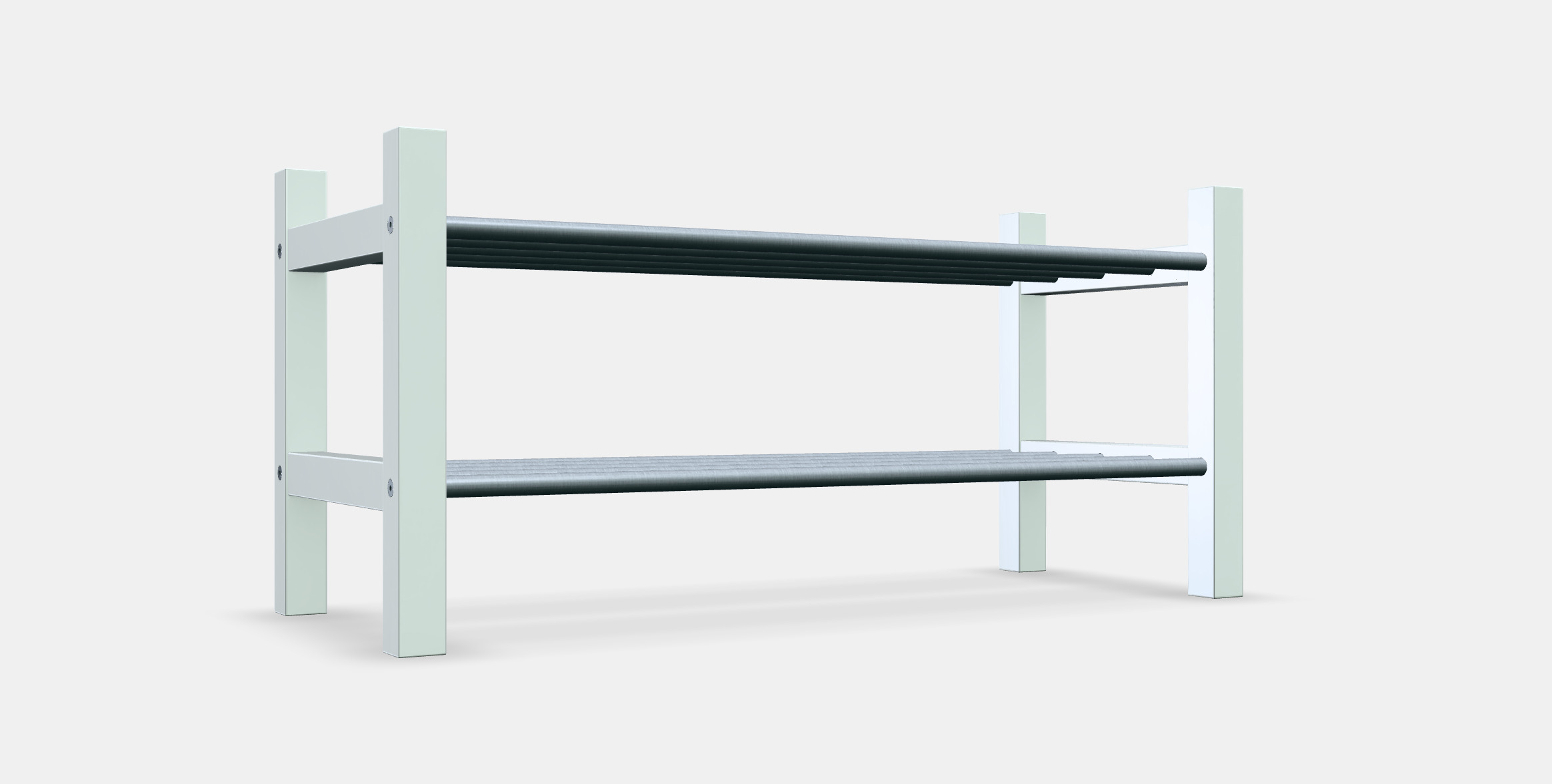 TJUSIG Shoe rack 1 Low-poly 3D model_9