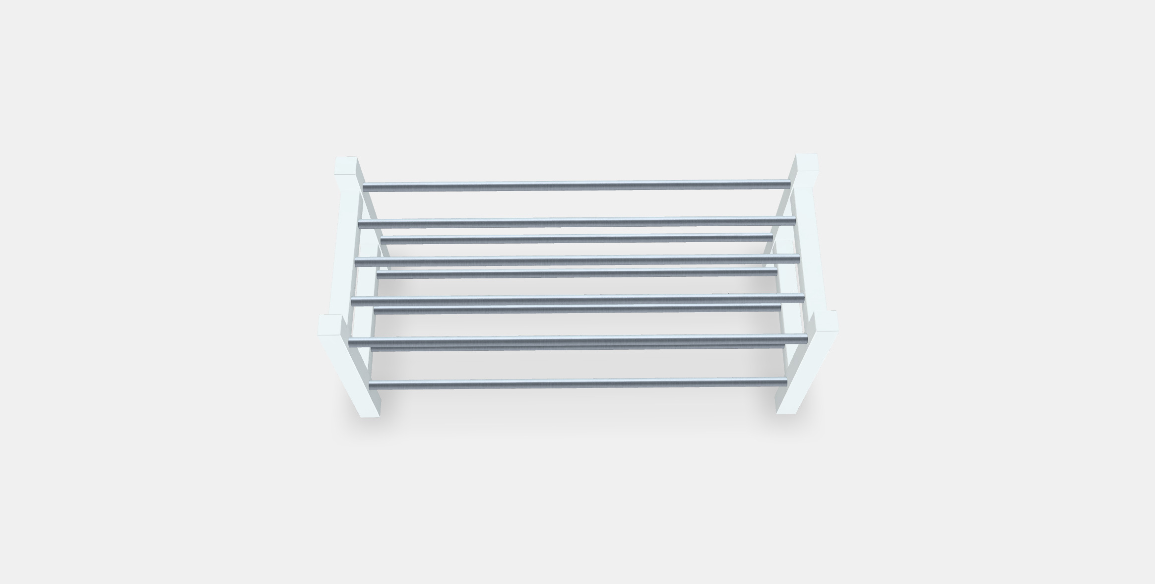 TJUSIG Shoe rack 1 Low-poly 3D model_3