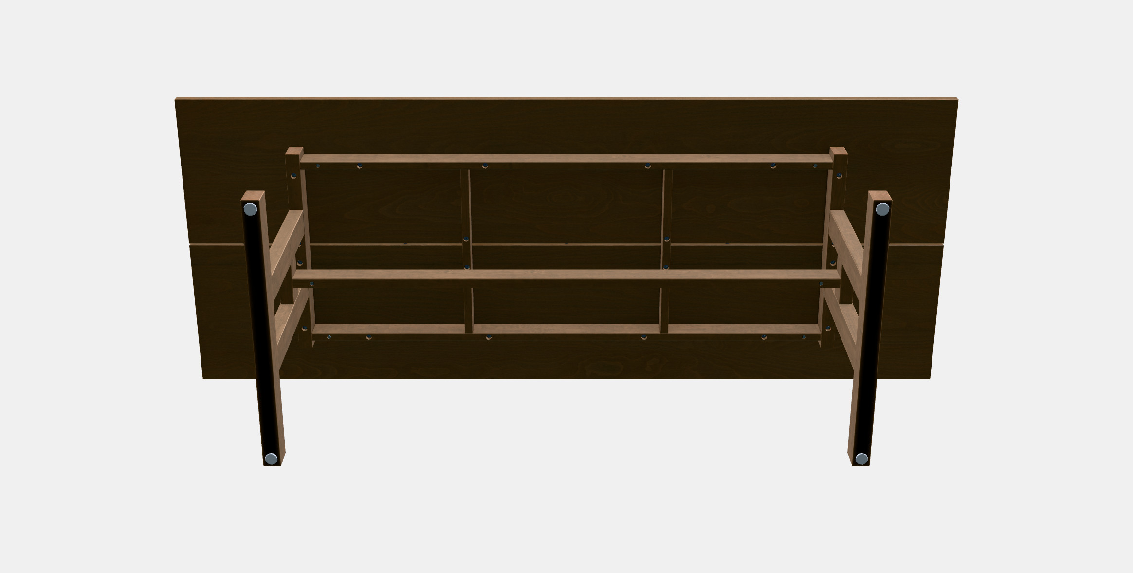 KLIMPFJALL Dining table Low-poly 3D model_8