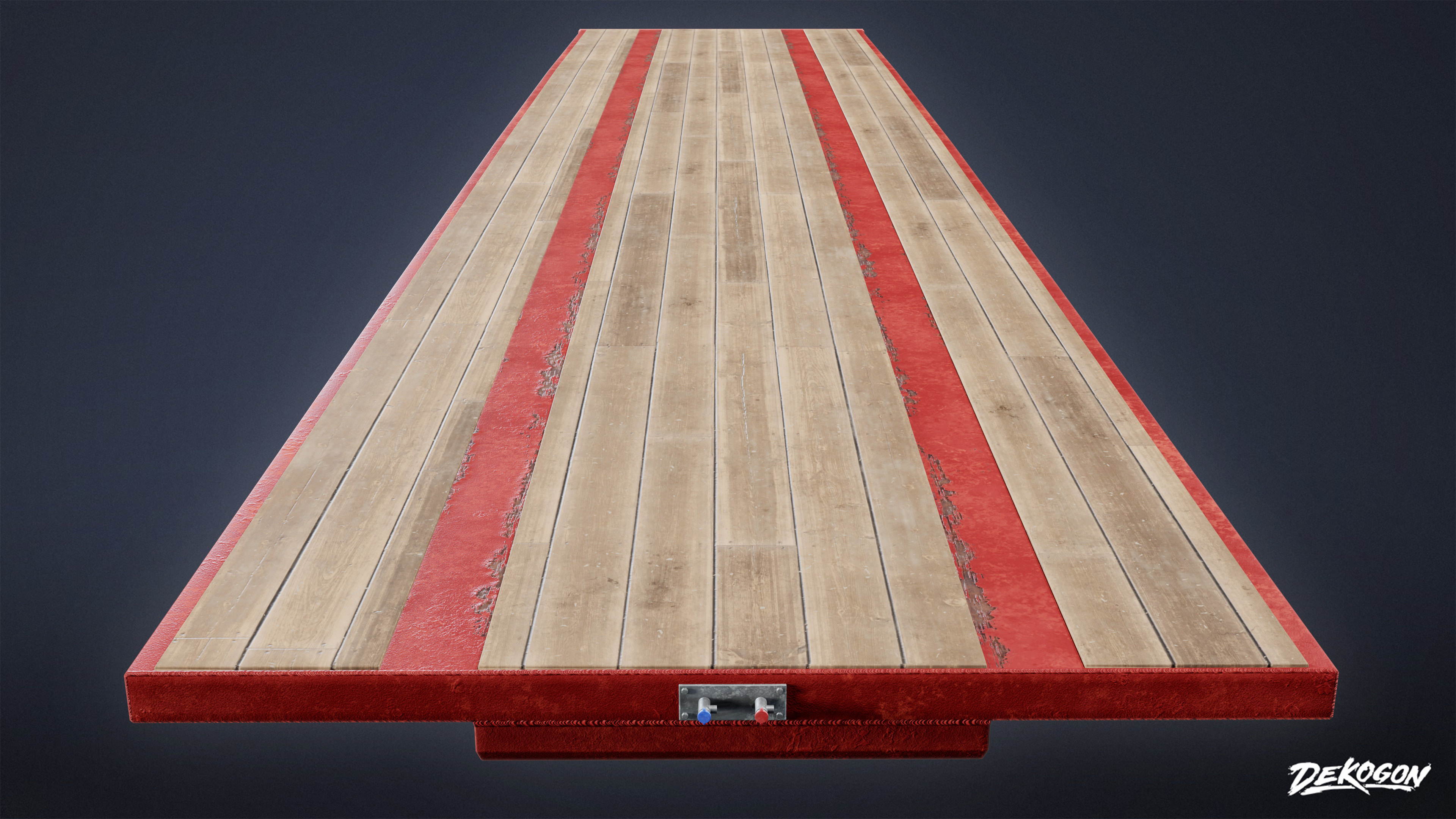 VEHICLES - Flatbed Trailer 03 - NANITE Low-poly 3D model_2