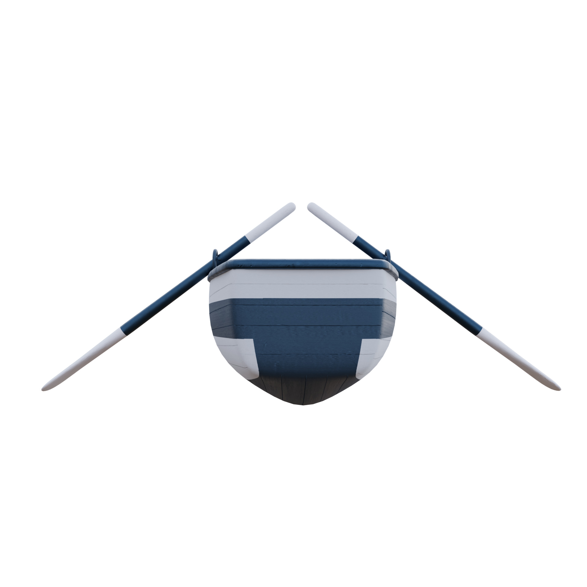 Fishing Boat Low-poly 3D model_3