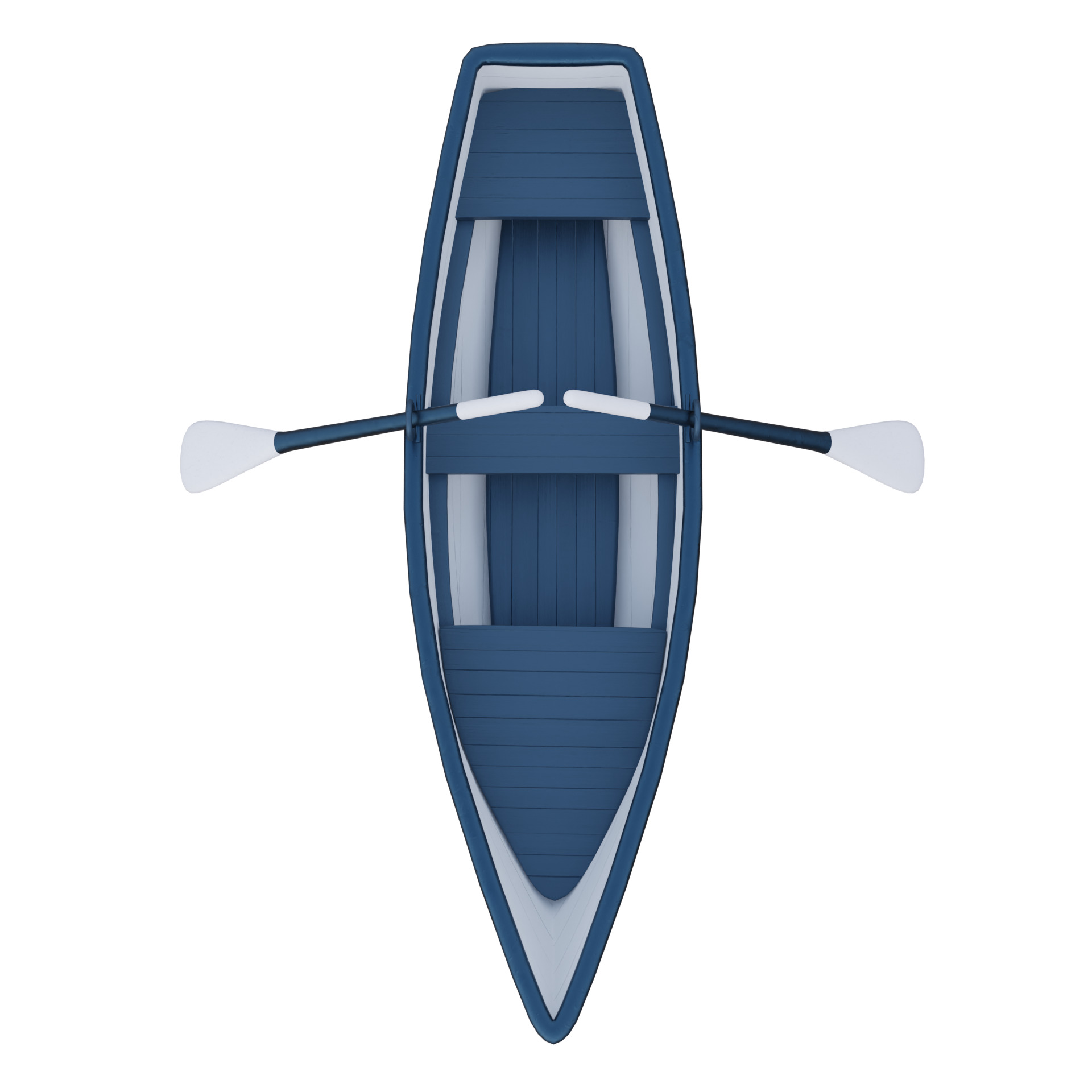 Fishing Boat Low-poly 3D model_2