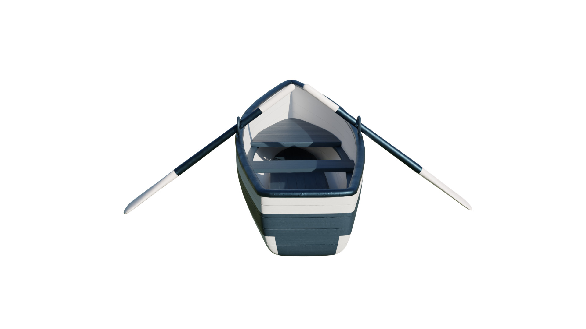 Fishing Boat Low-poly 3D model_27
