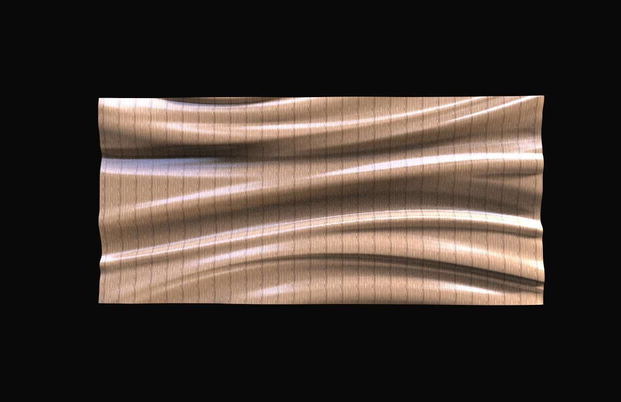 Panel Wave CNC 3D print model_4