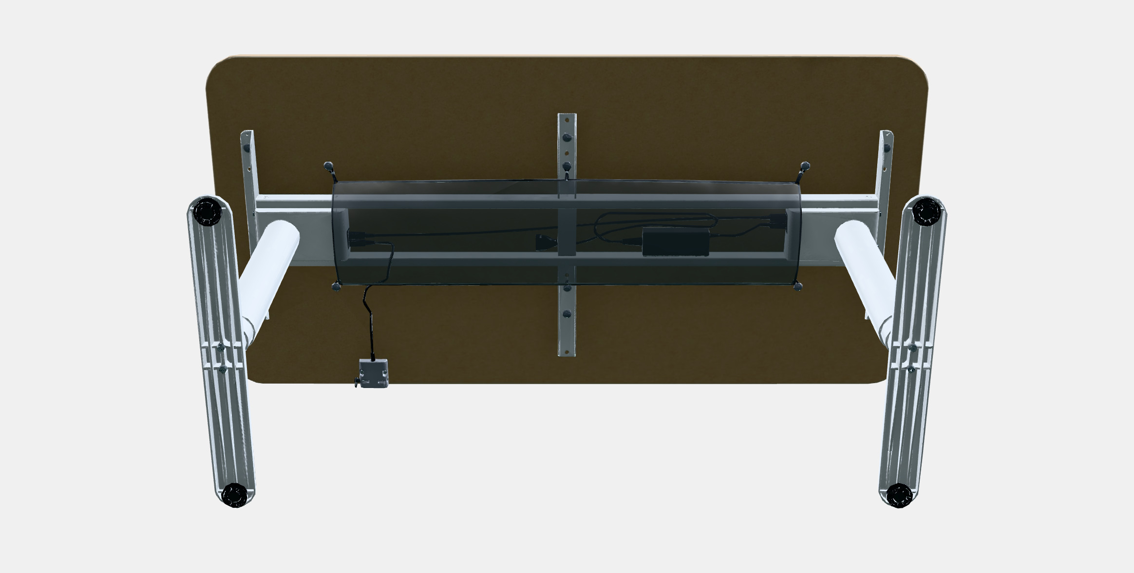 BEKANT Desk sit-stand 1 Low-poly 3D model_7