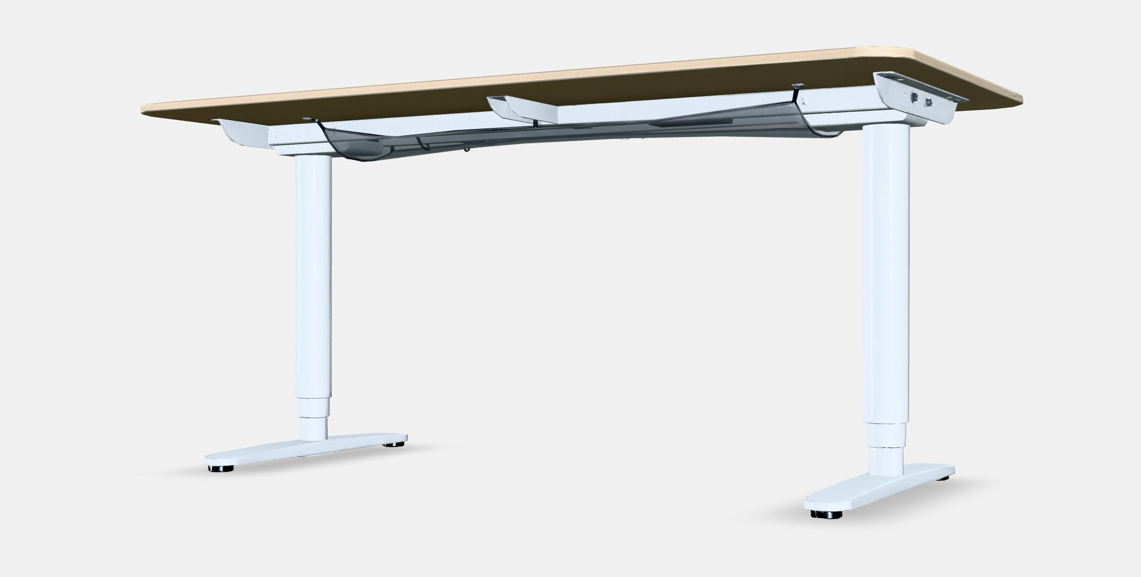 BEKANT Desk sit-stand 1 Low-poly 3D model_6