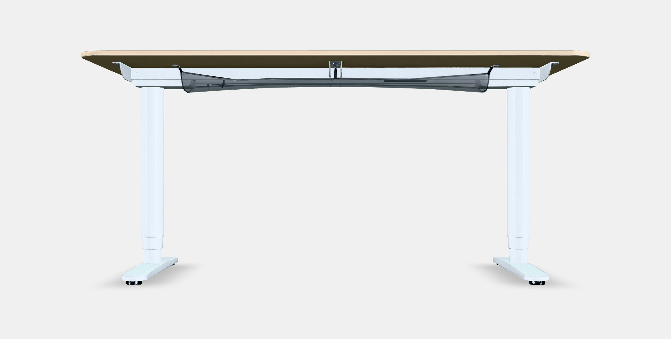 BEKANT Desk sit-stand 1 Low-poly 3D model_15