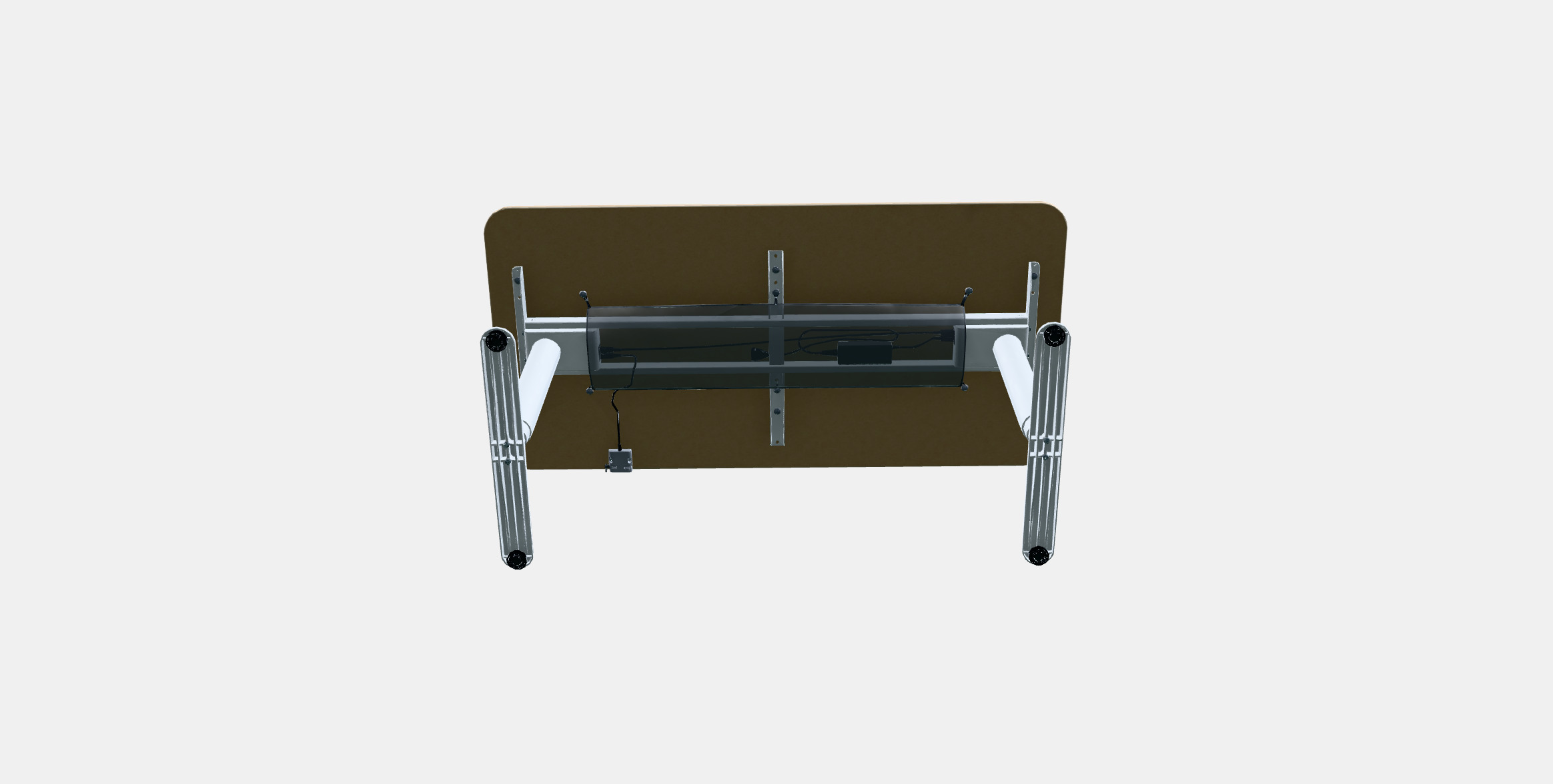 BEKANT Desk sit-stand 1 Low-poly 3D model_8