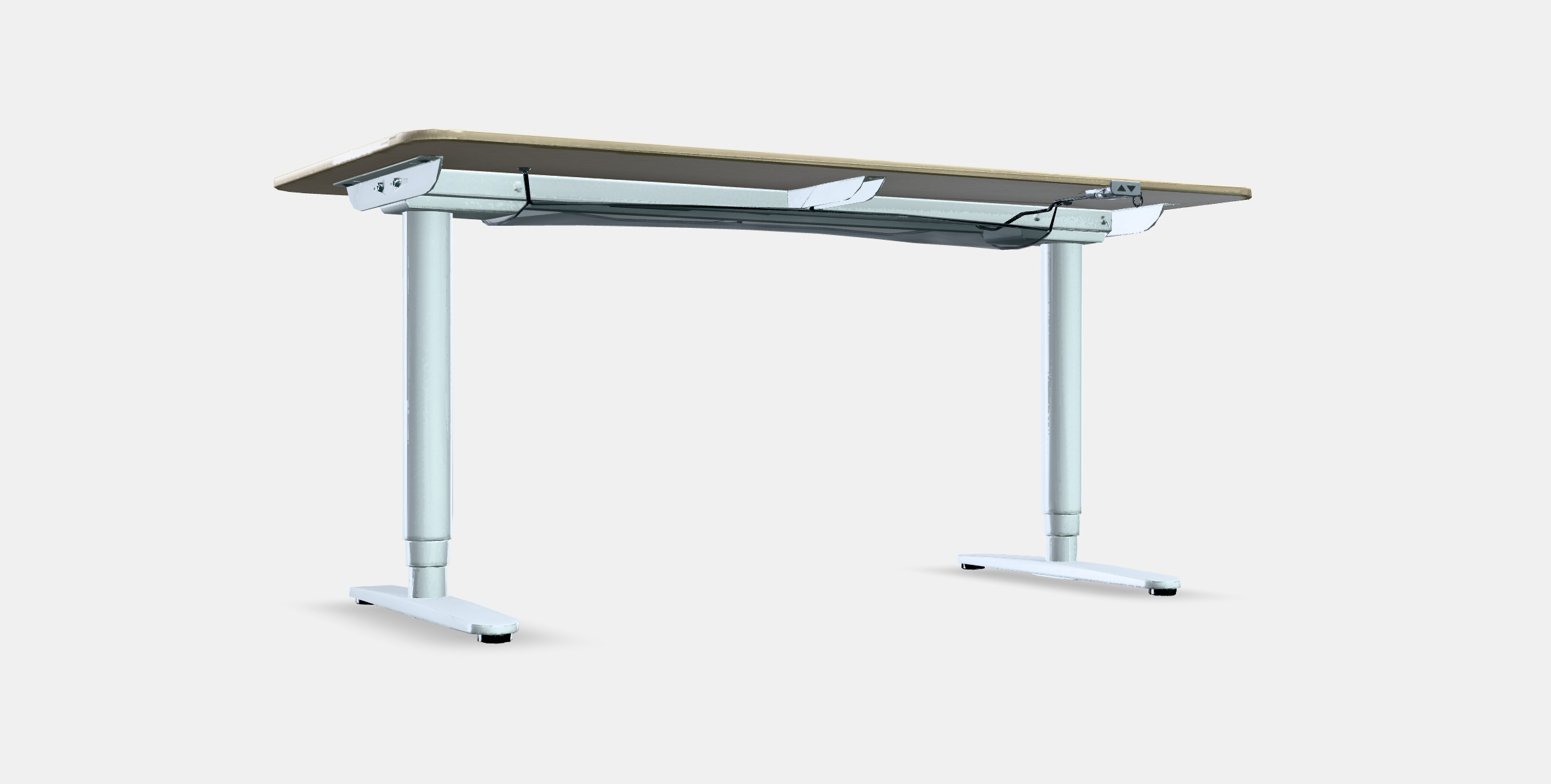 BEKANT Desk sit-stand 1 Low-poly 3D model_13