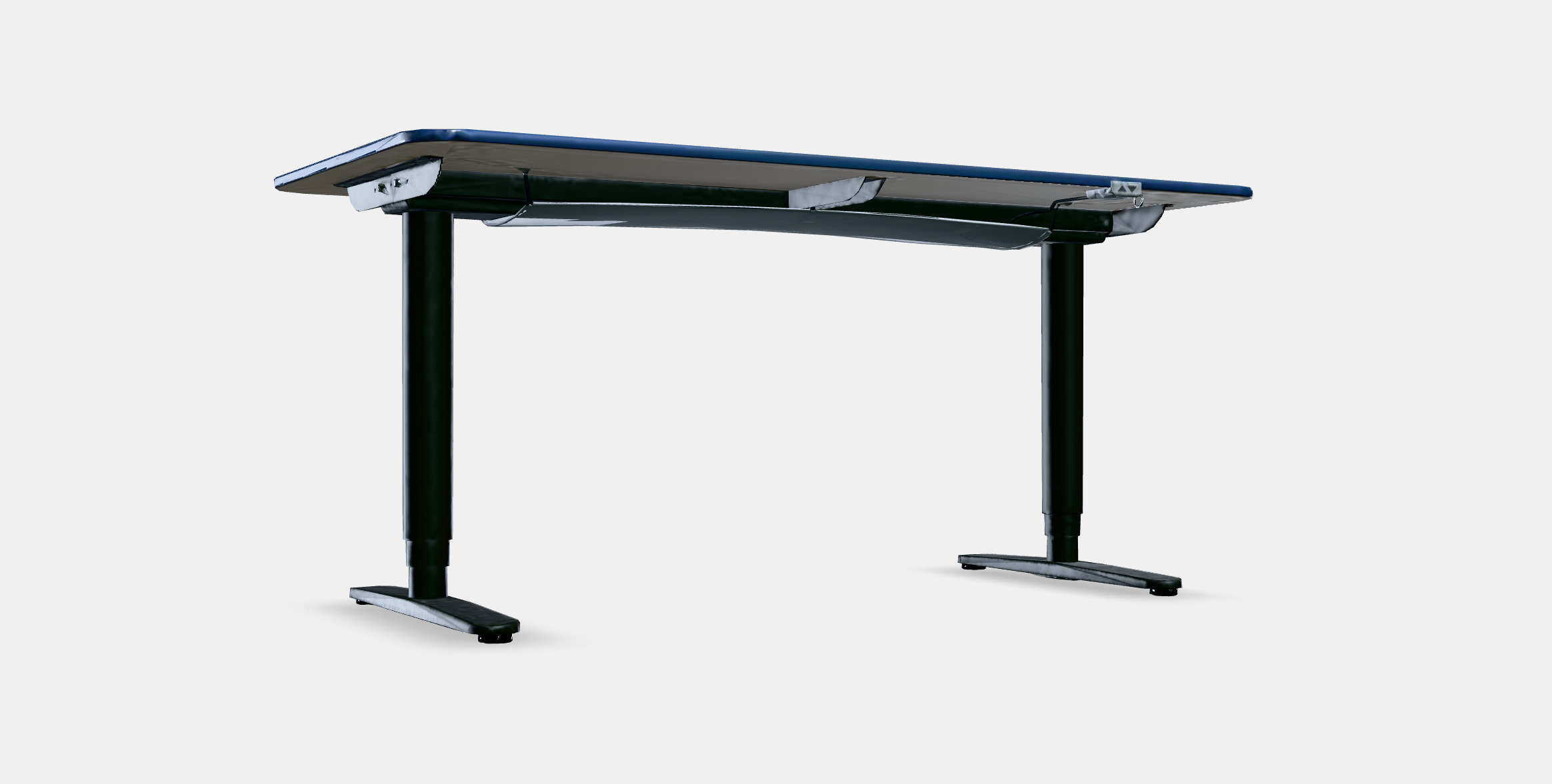 BEKANT Desk sit-stand 2 Low-poly 3D model_11