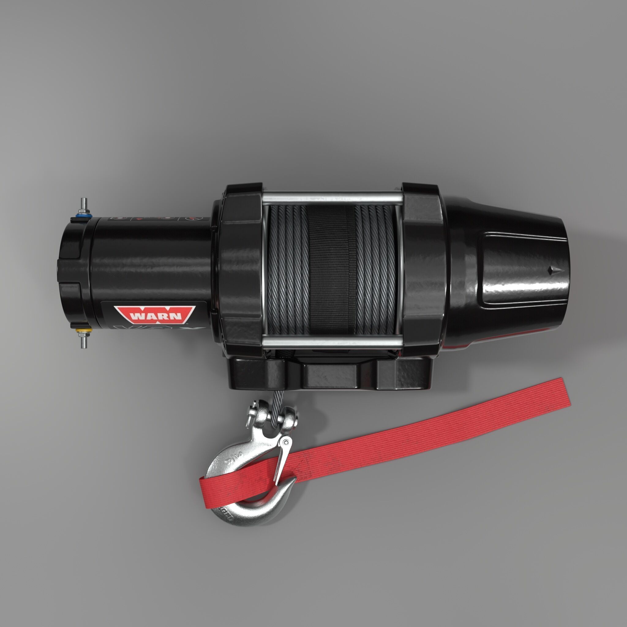 Electric Winch Car 3D model_2