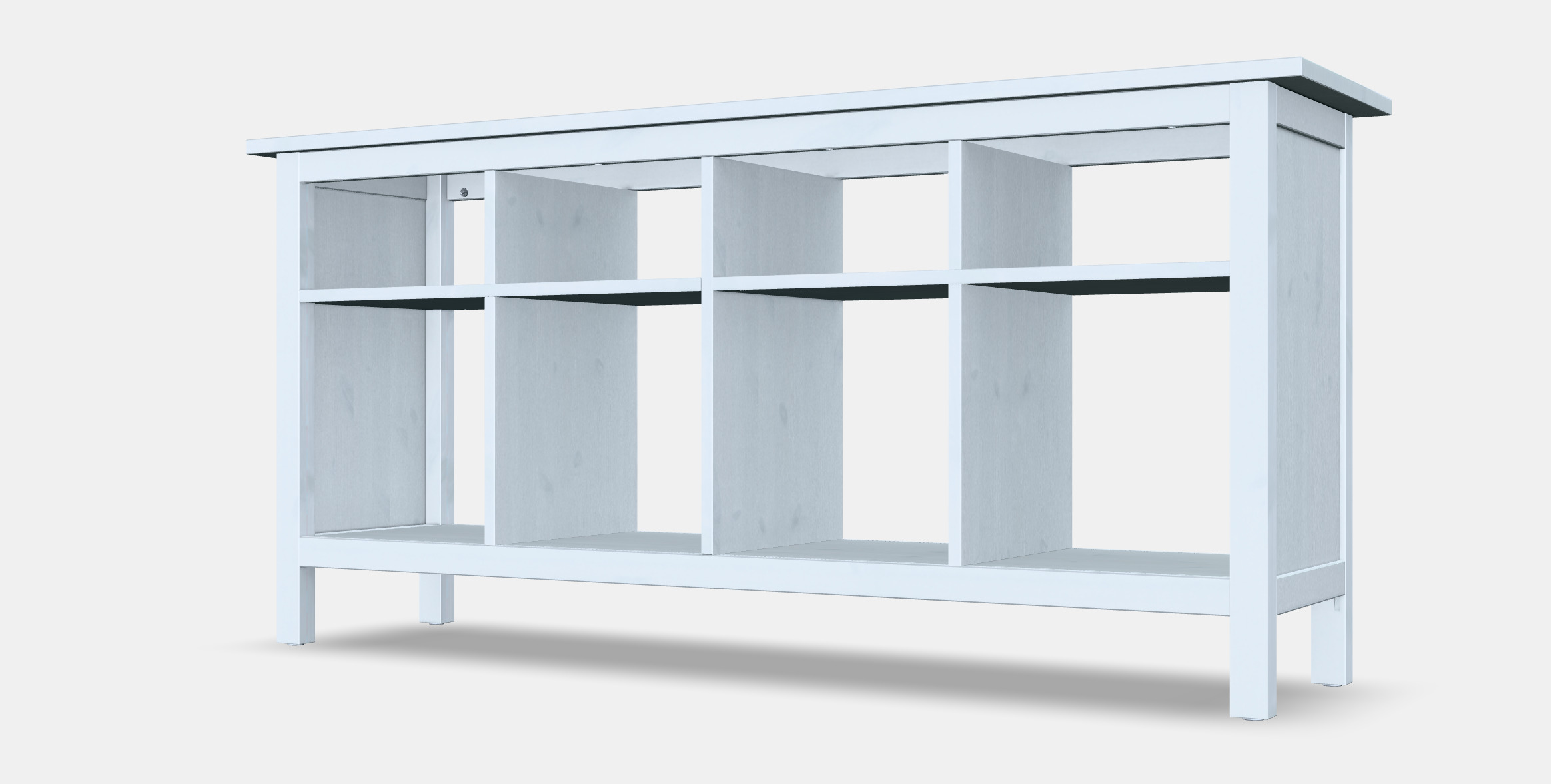 HEMNES Console table 3D model_7