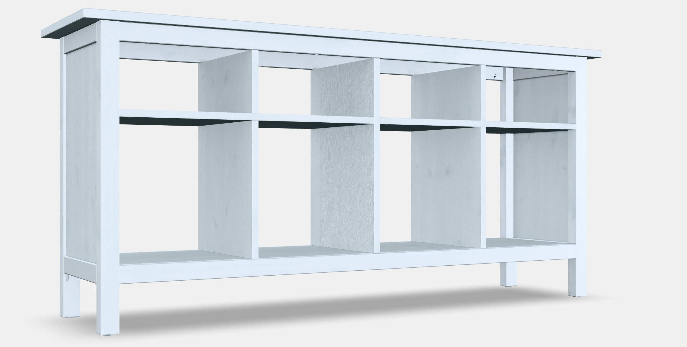 HEMNES Console table 3D model_9