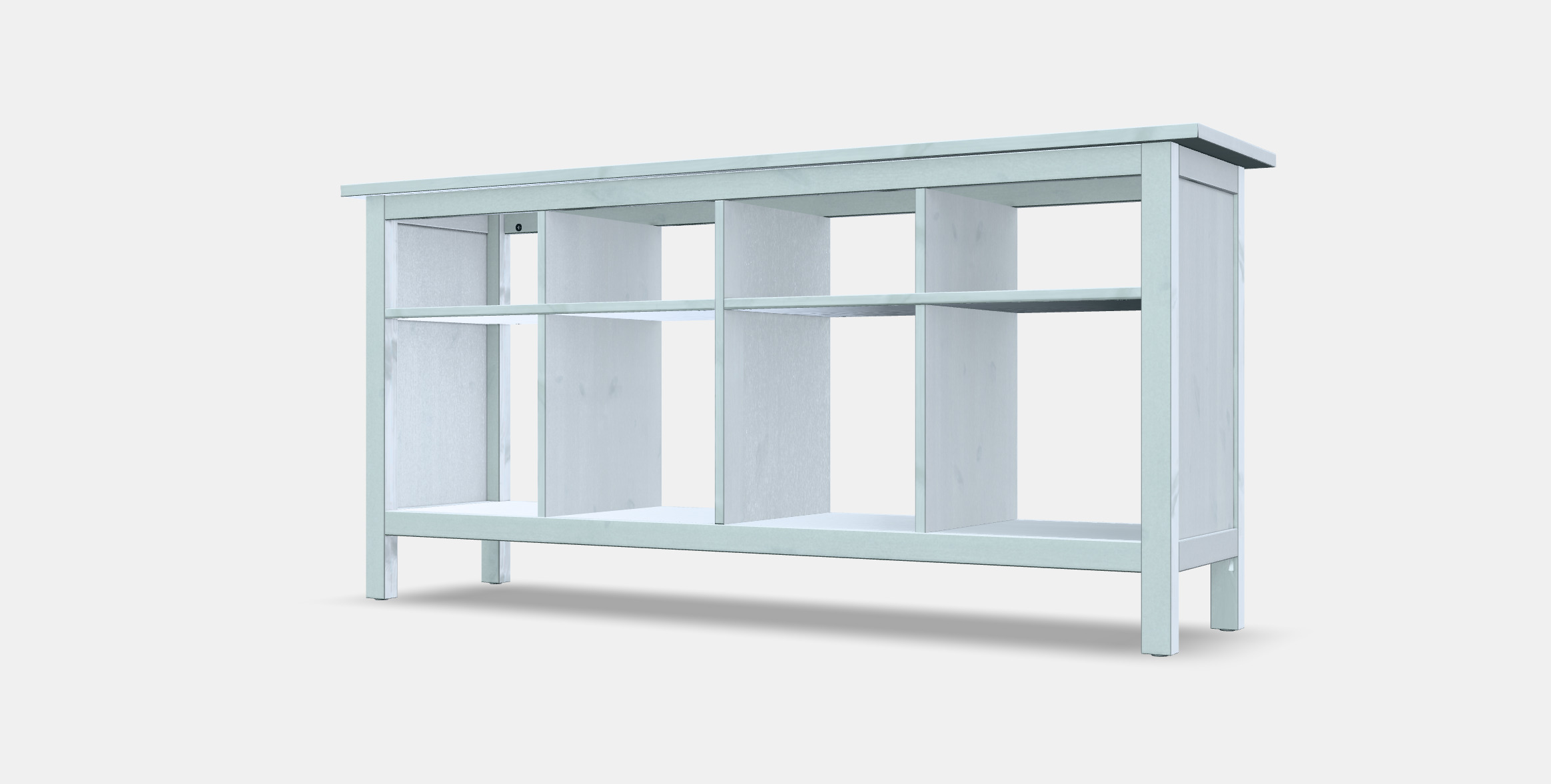 HEMNES Console table 3D model_13