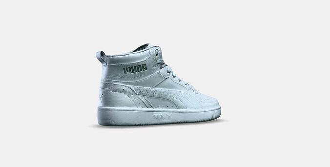 PUMA REBOUND JOY JR HIGH WHITE 3D model