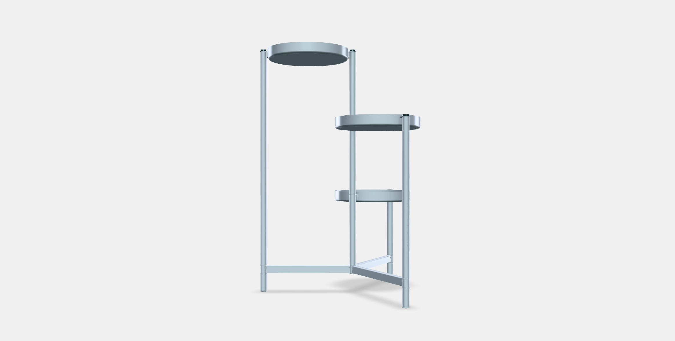 OLIVBLAD Plant stand 2 Low-poly 3D model_11