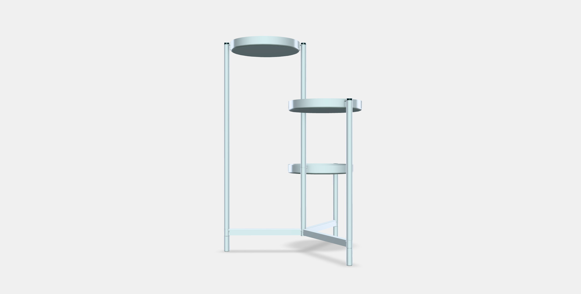 OLIVBLAD Plant stand 4 Low-poly 3D model_10