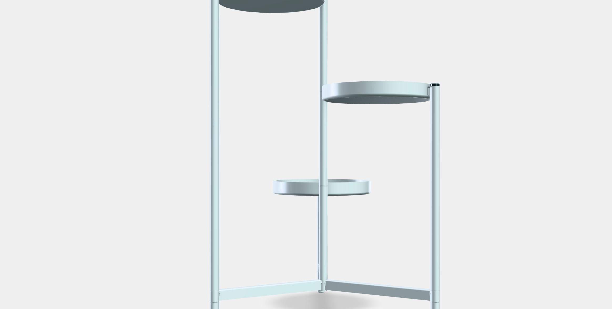 OLIVBLAD Plant stand 4 Low-poly 3D model_9