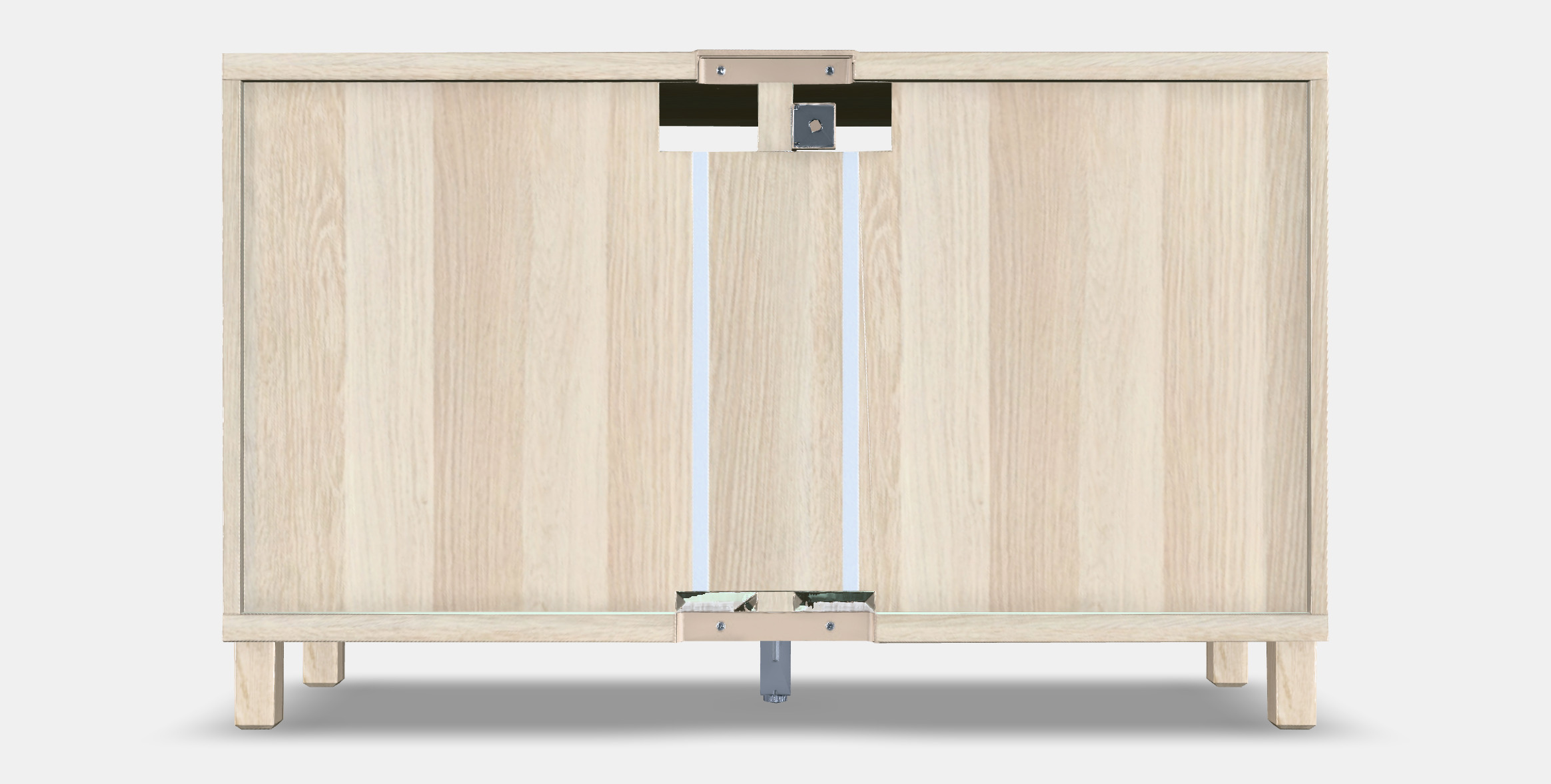 BESTA TV bench with doors 3 Low-poly 3D model_15