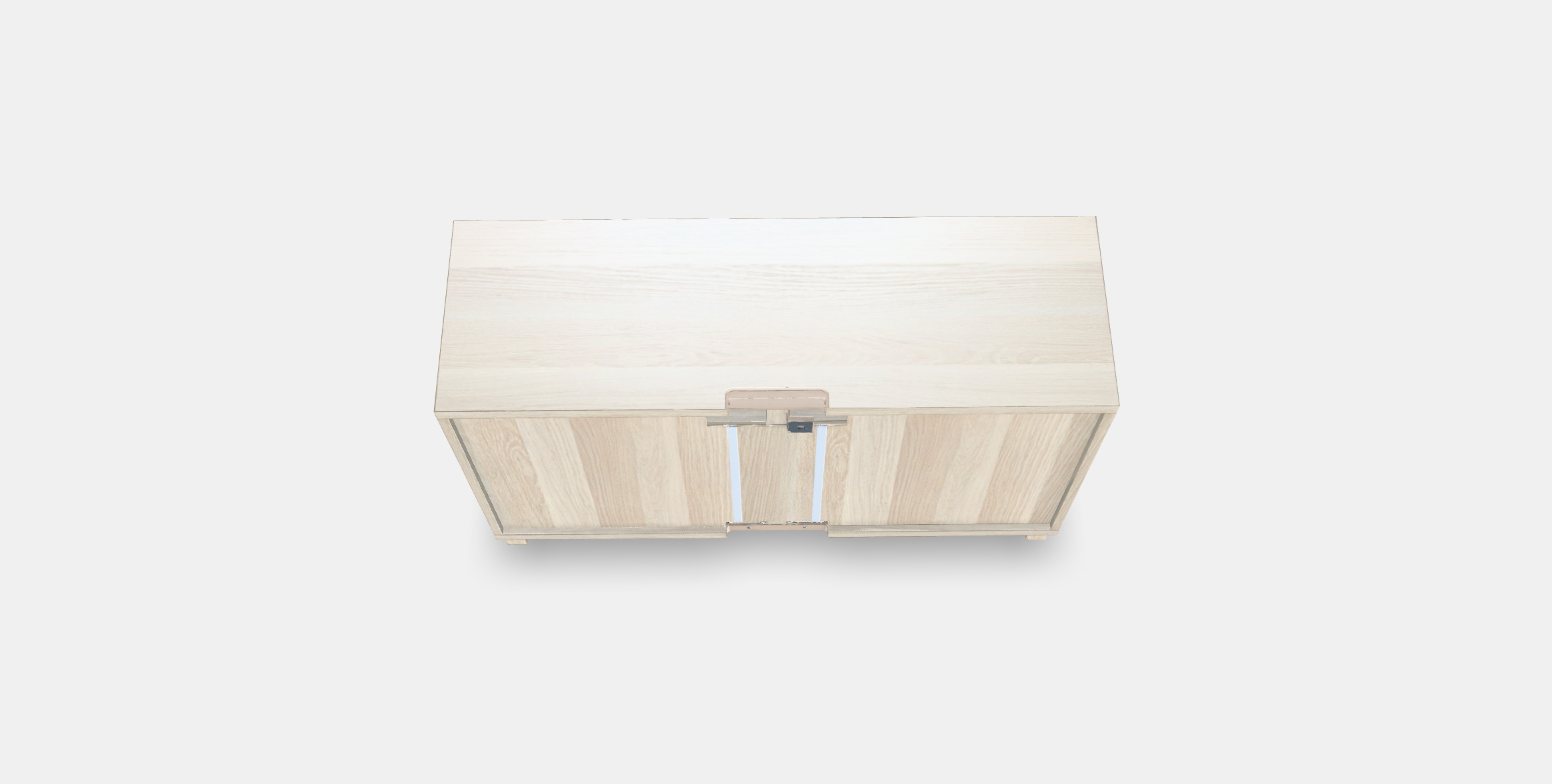 BESTA TV bench with doors 3 Low-poly 3D model_2