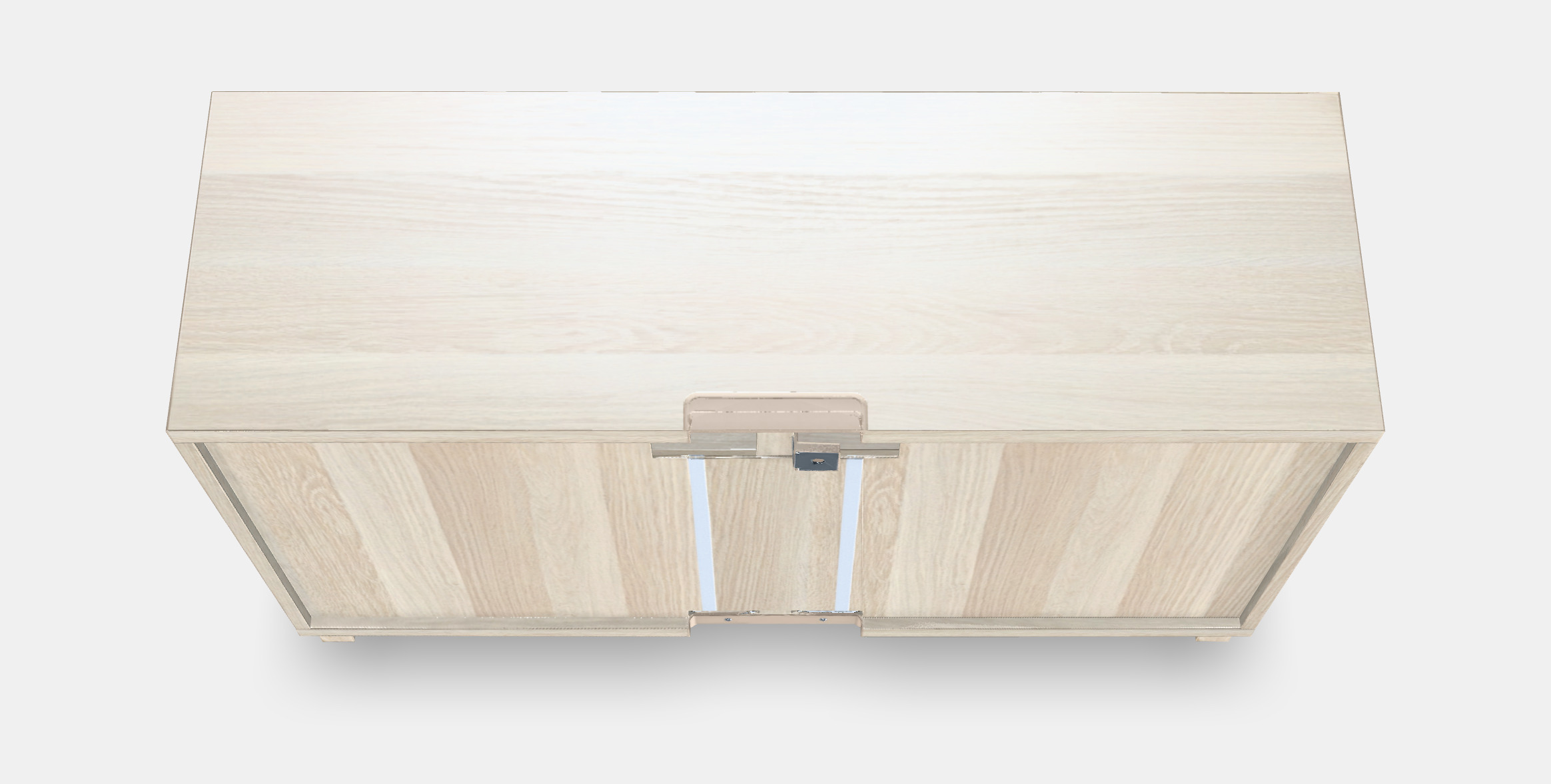 BESTA TV bench with doors 3 Low-poly 3D model_7