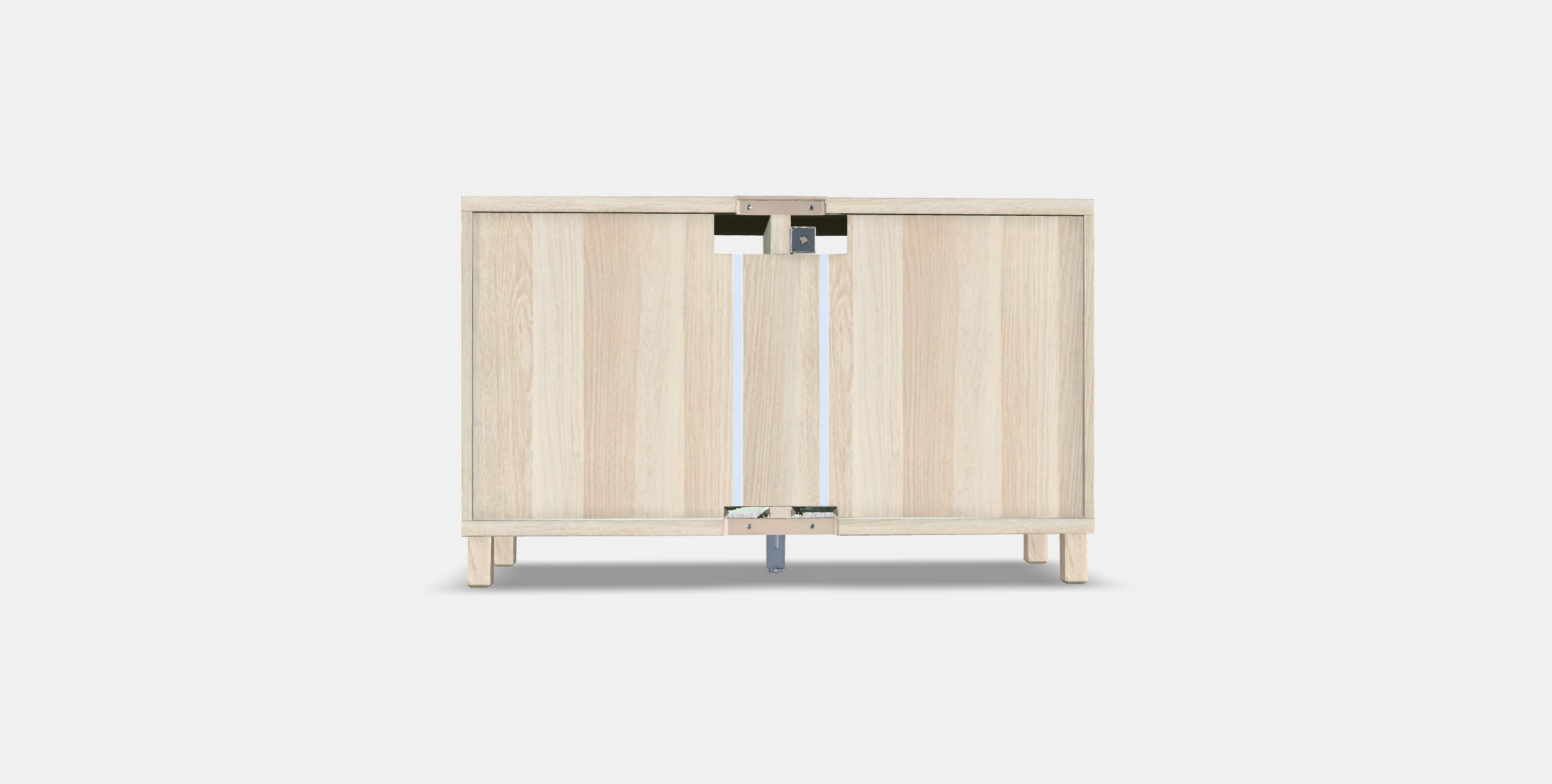 BESTA TV bench with doors 3 Low-poly 3D model_14