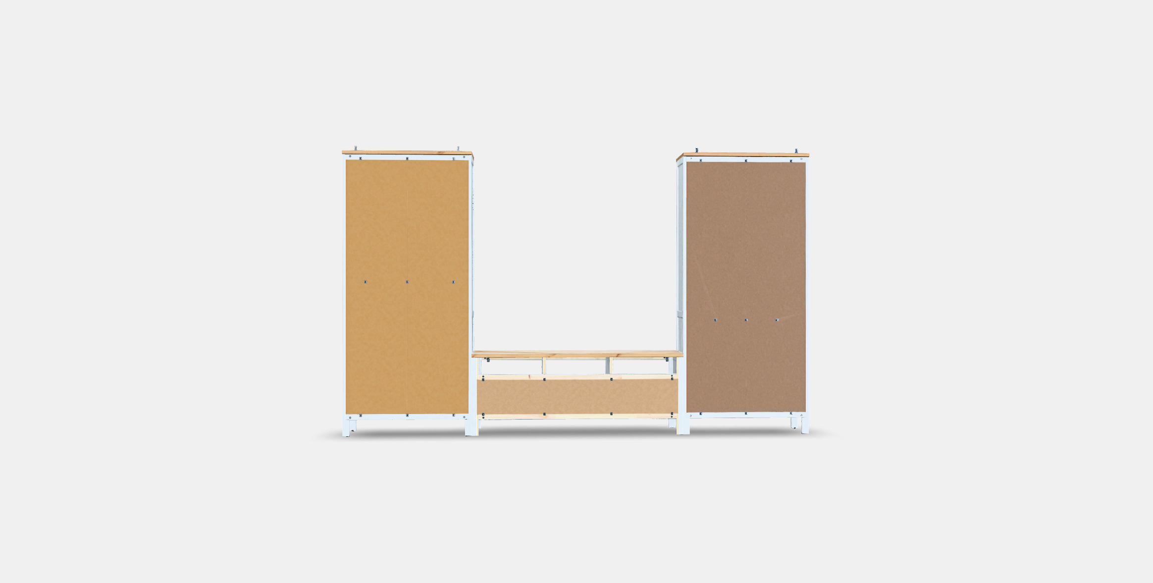 HEMNES TV storage combination Low-poly 3D model_14