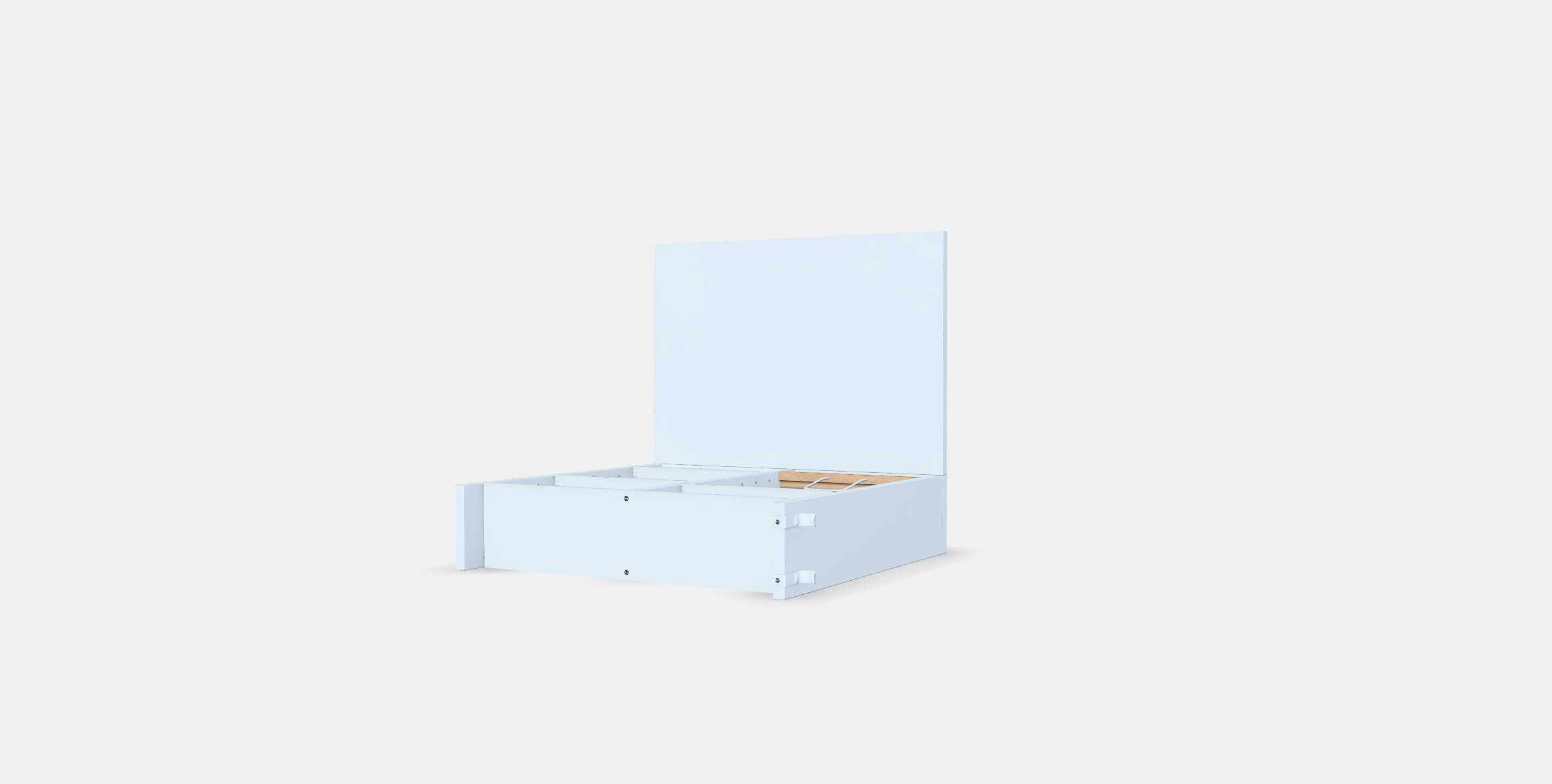 NORBERG wall folding table with storage 3D model_5