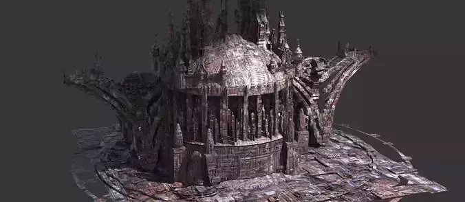 Victorian Cyberpunk Dome tower