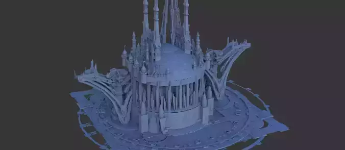 Victorian Cyberpunk Dome tower 2