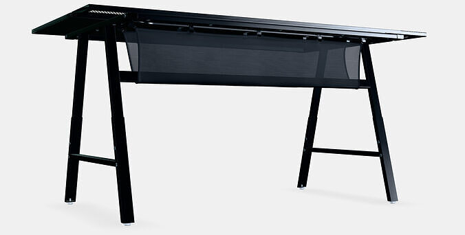 UTESPELARE Gaming desk 3D model 2