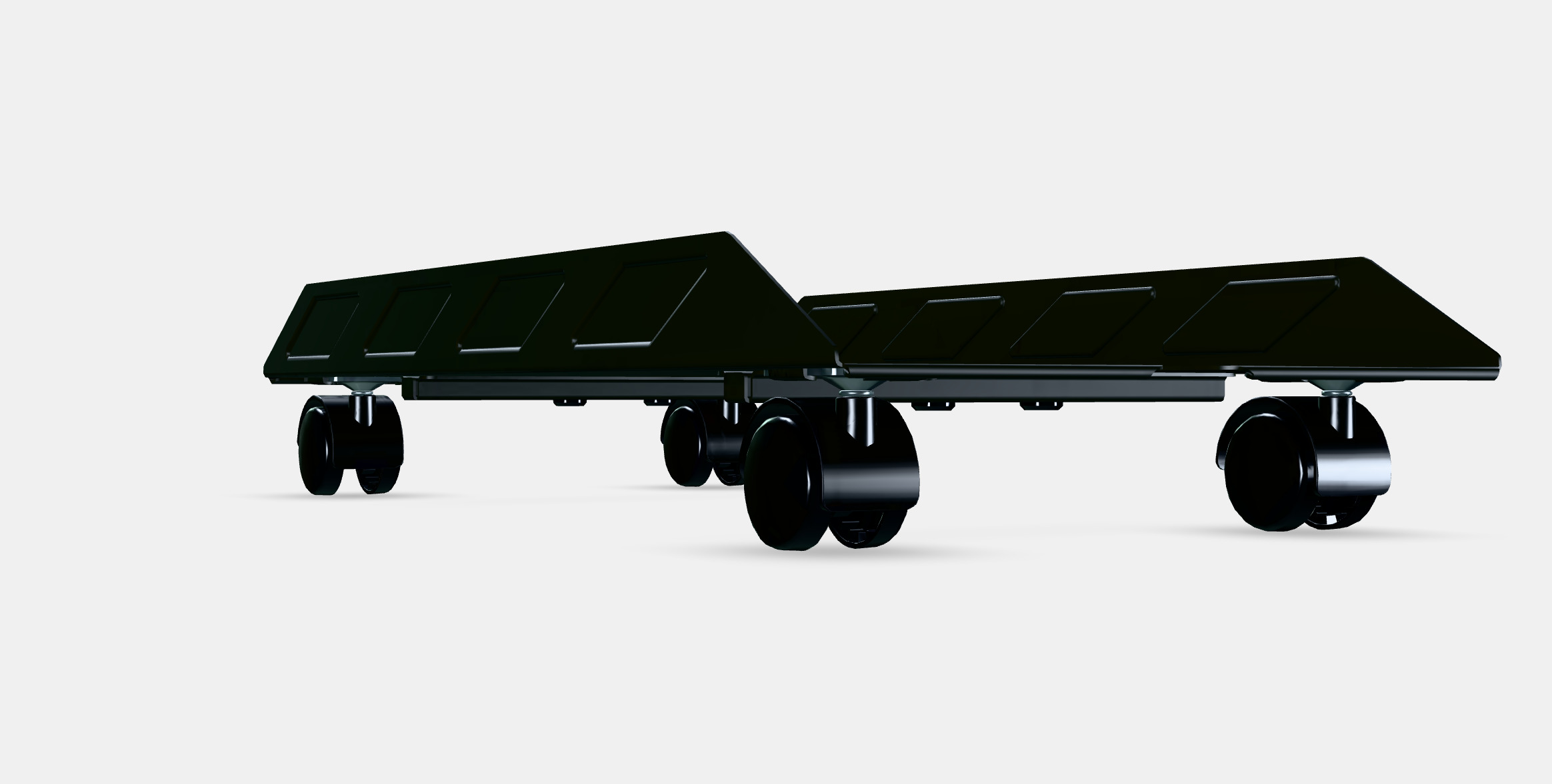 UPPSPEL Cpu stand with castors 3D model_2