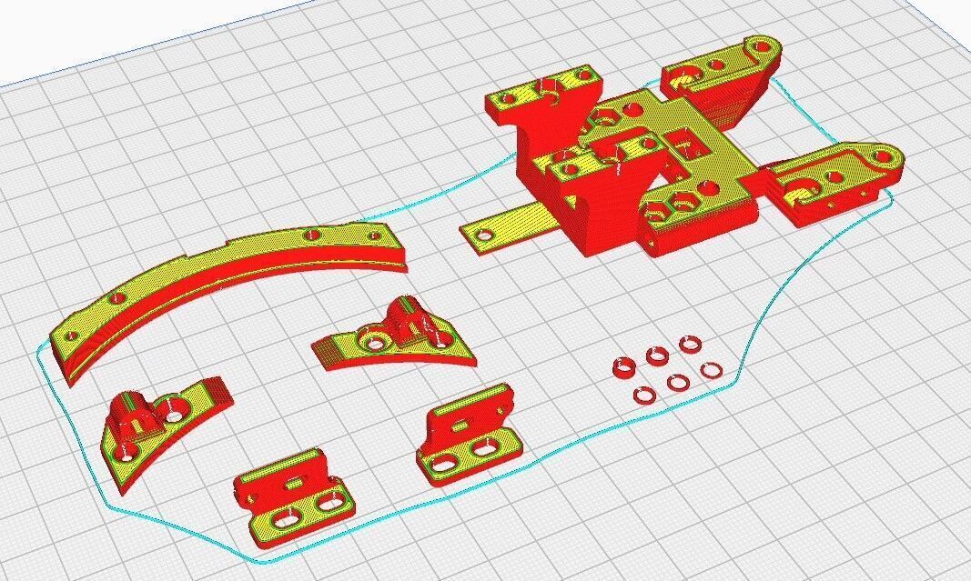 All new Tamiya TT01 RWD drift conversion kit stage 2 3D print model_7