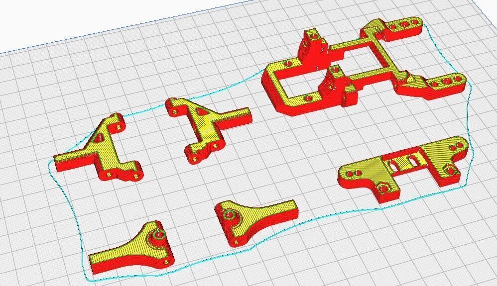 All new Tamiya TT01 RWD drift conversion kit stage 2 3D print model_9