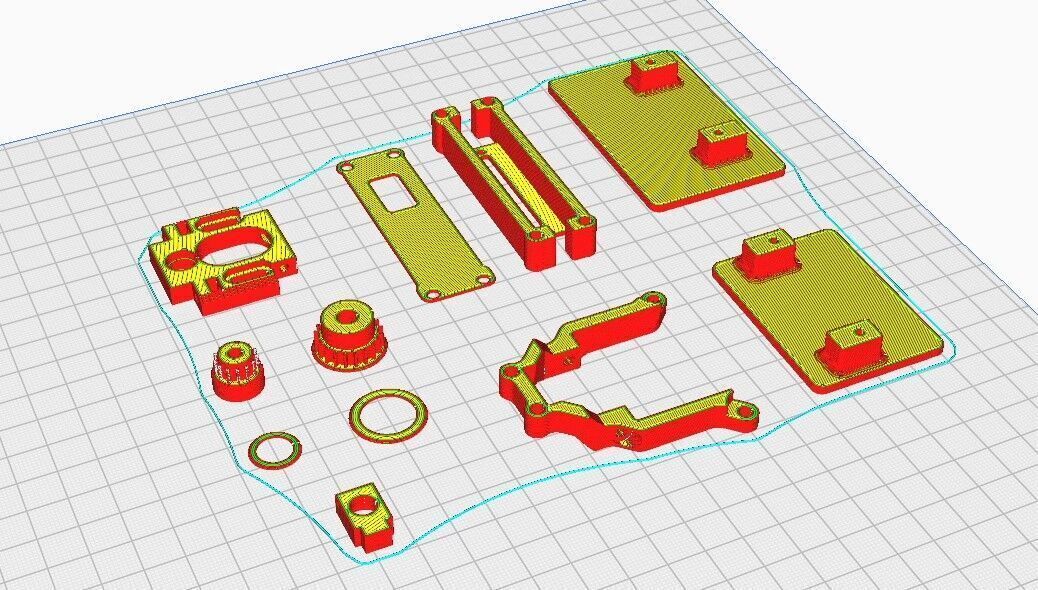All new Tamiya TT01 RWD drift conversion kit stage 2 3D print model_6